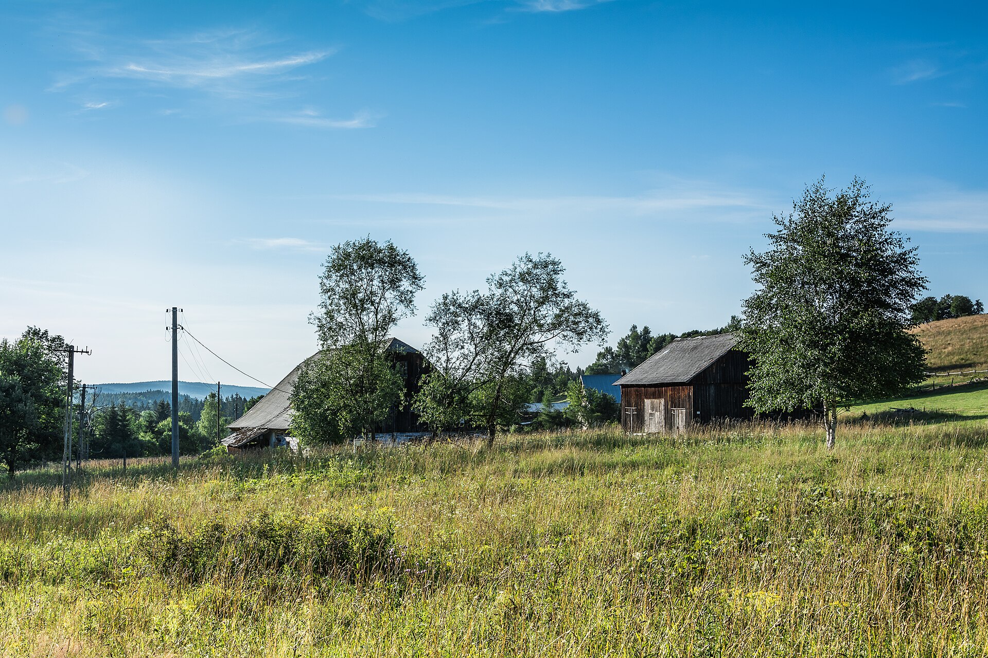 Osmelakowa Dolina, mountain village in Poland