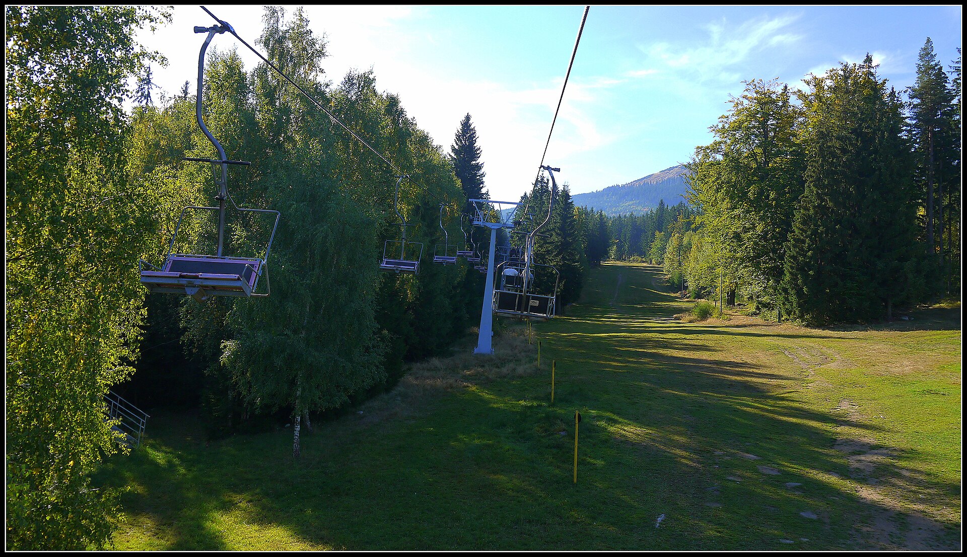 Szrenica Ski Arena, mountain village in Poland
