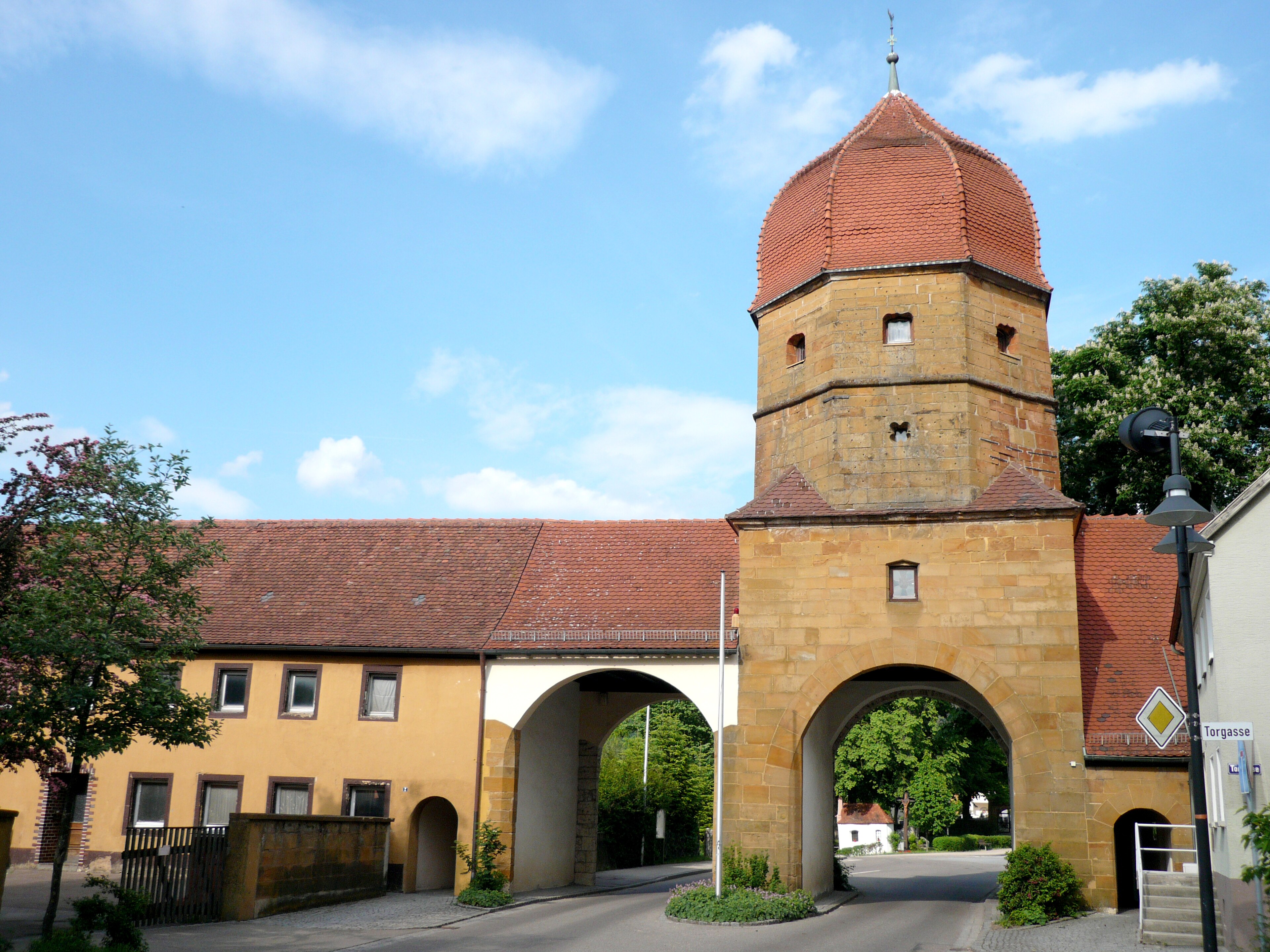 Lauchheim, mountain village in Germany