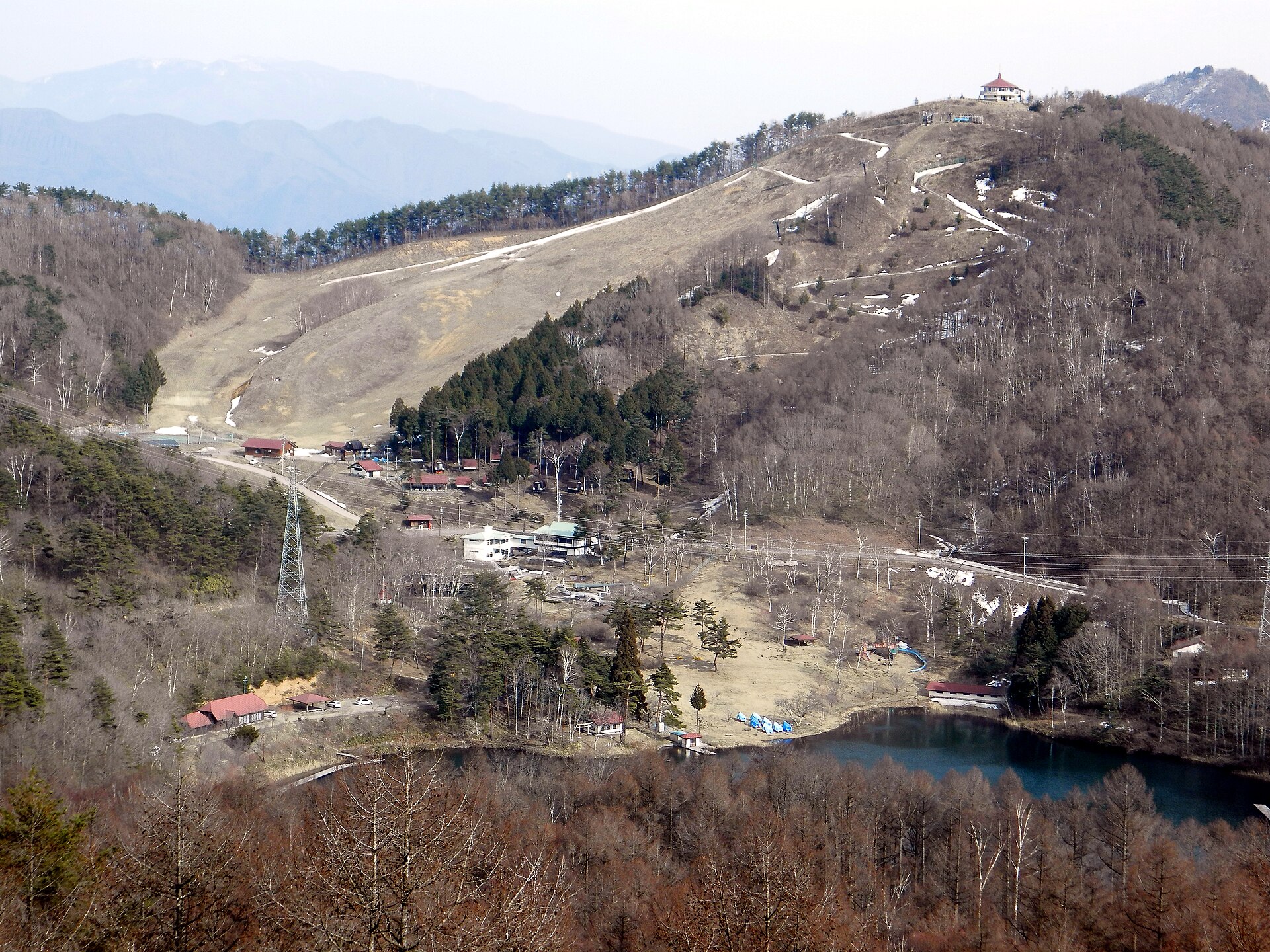 Hijiri Kogen Ski Resort, mountain village in Japan