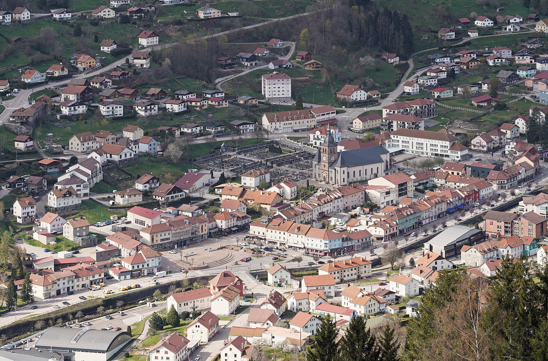 La Bresse Brabant, mountain village in France