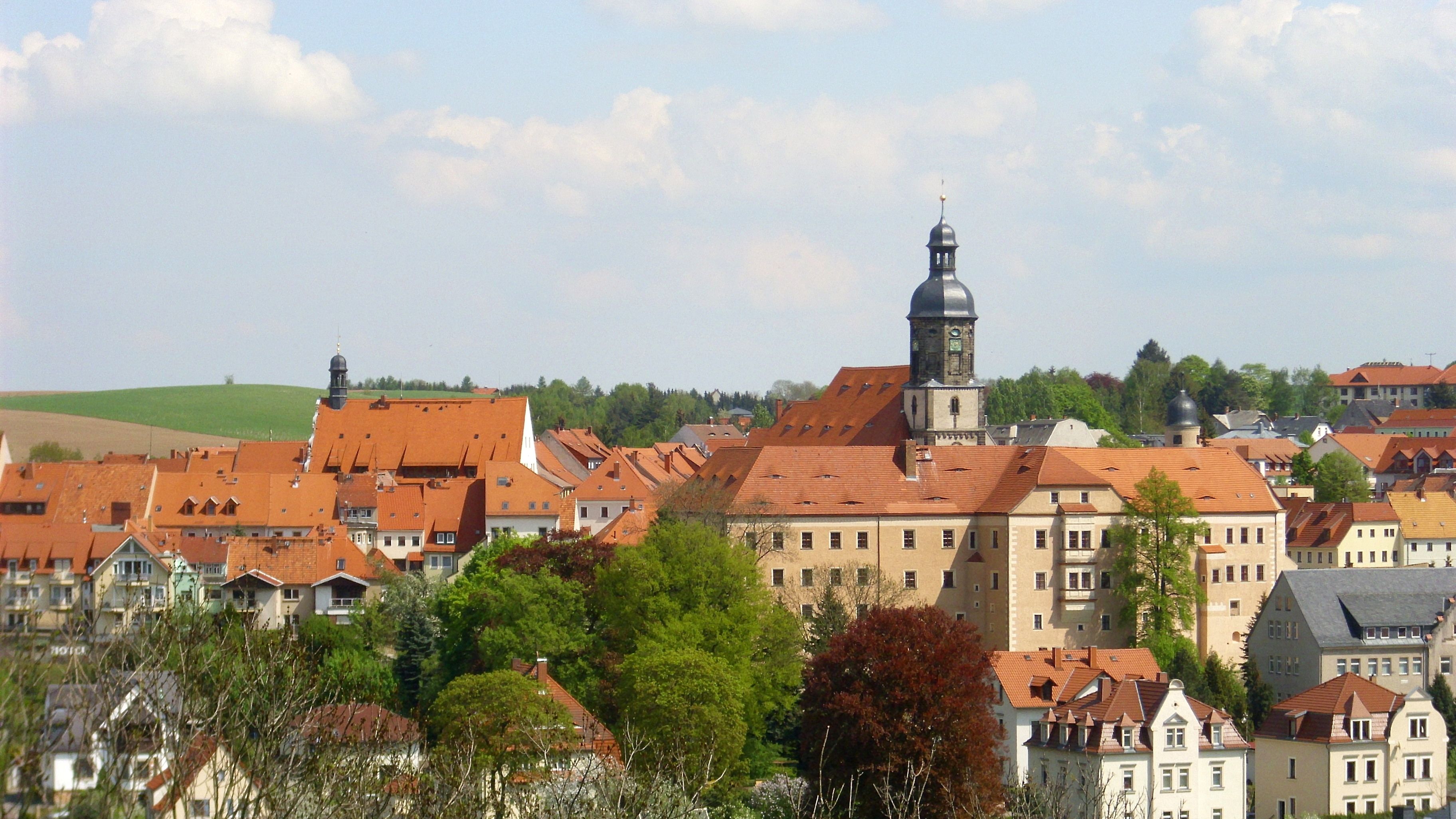 Dippoldiswalde, mountain village in Germany