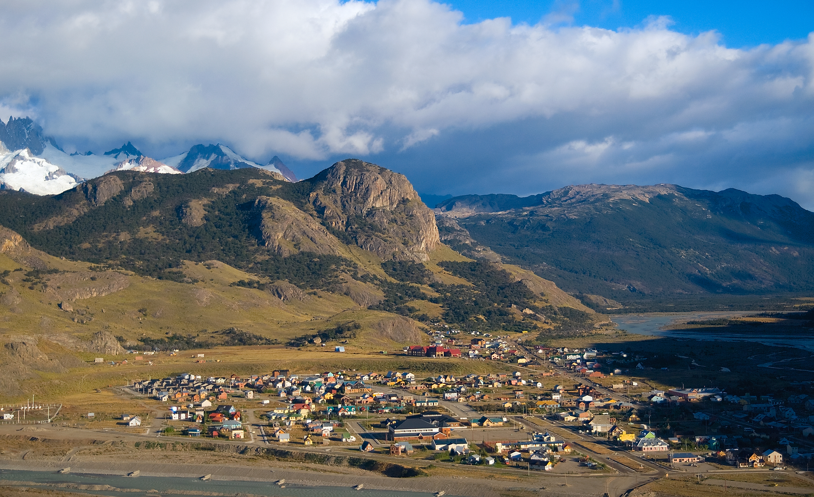 El Chalten, mountain village in Argentina