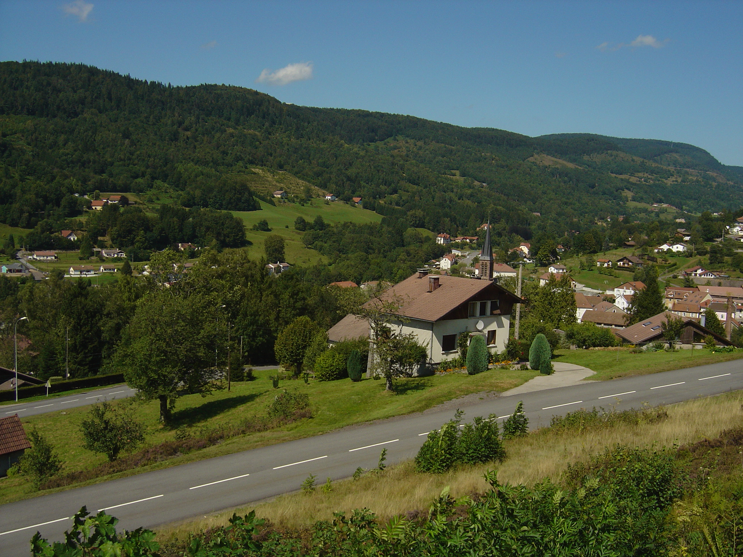 Saint-Maurice-sur-Moselle, mountain village in France