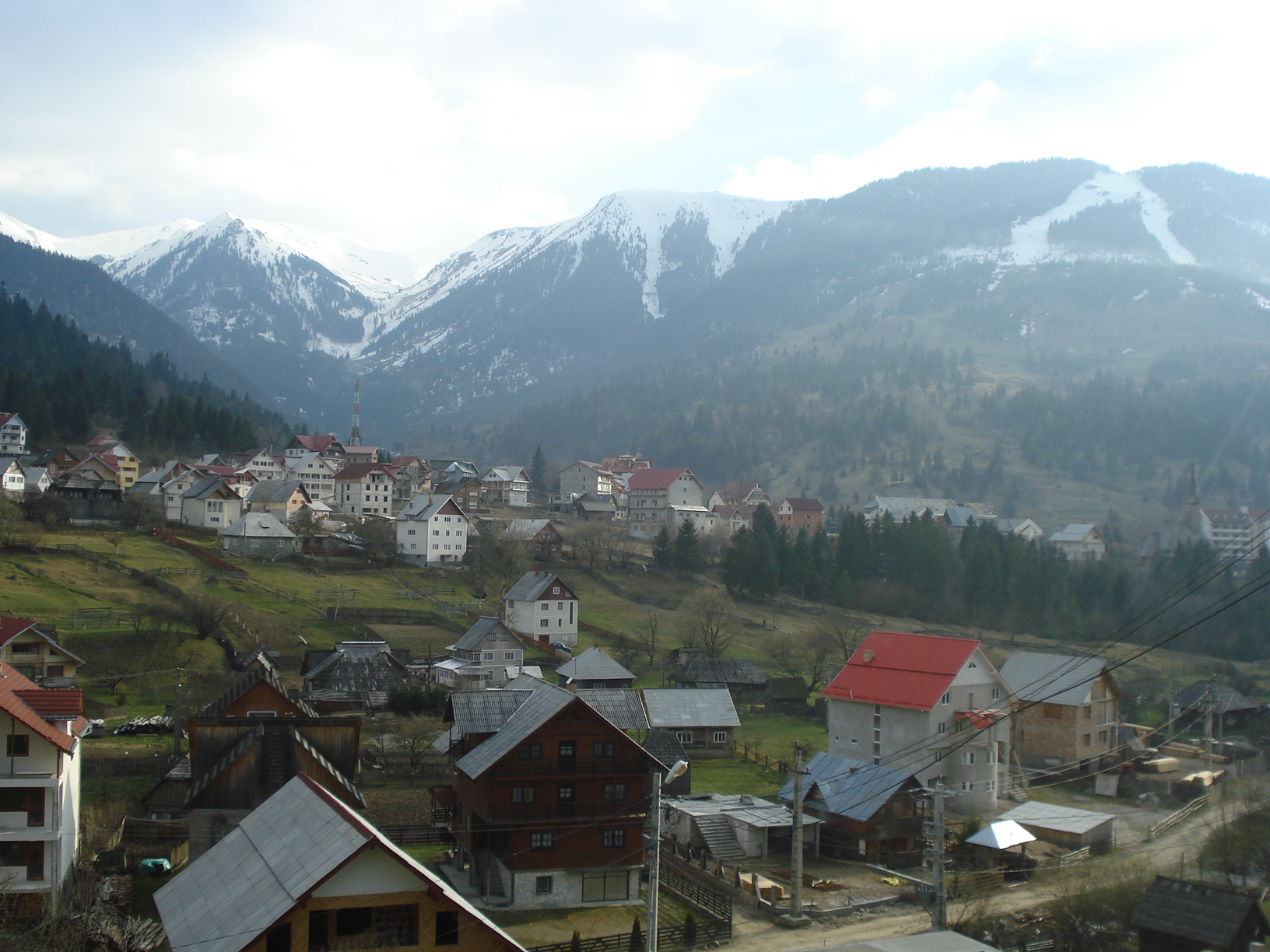 Borșa, mountain village in Romania