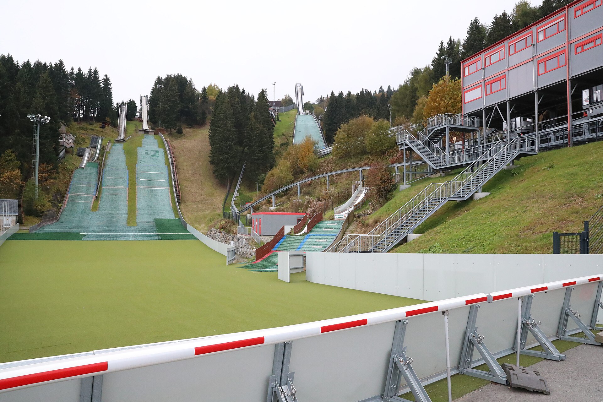 Skigebiet Oberwiesenthal, mountain village in Germany