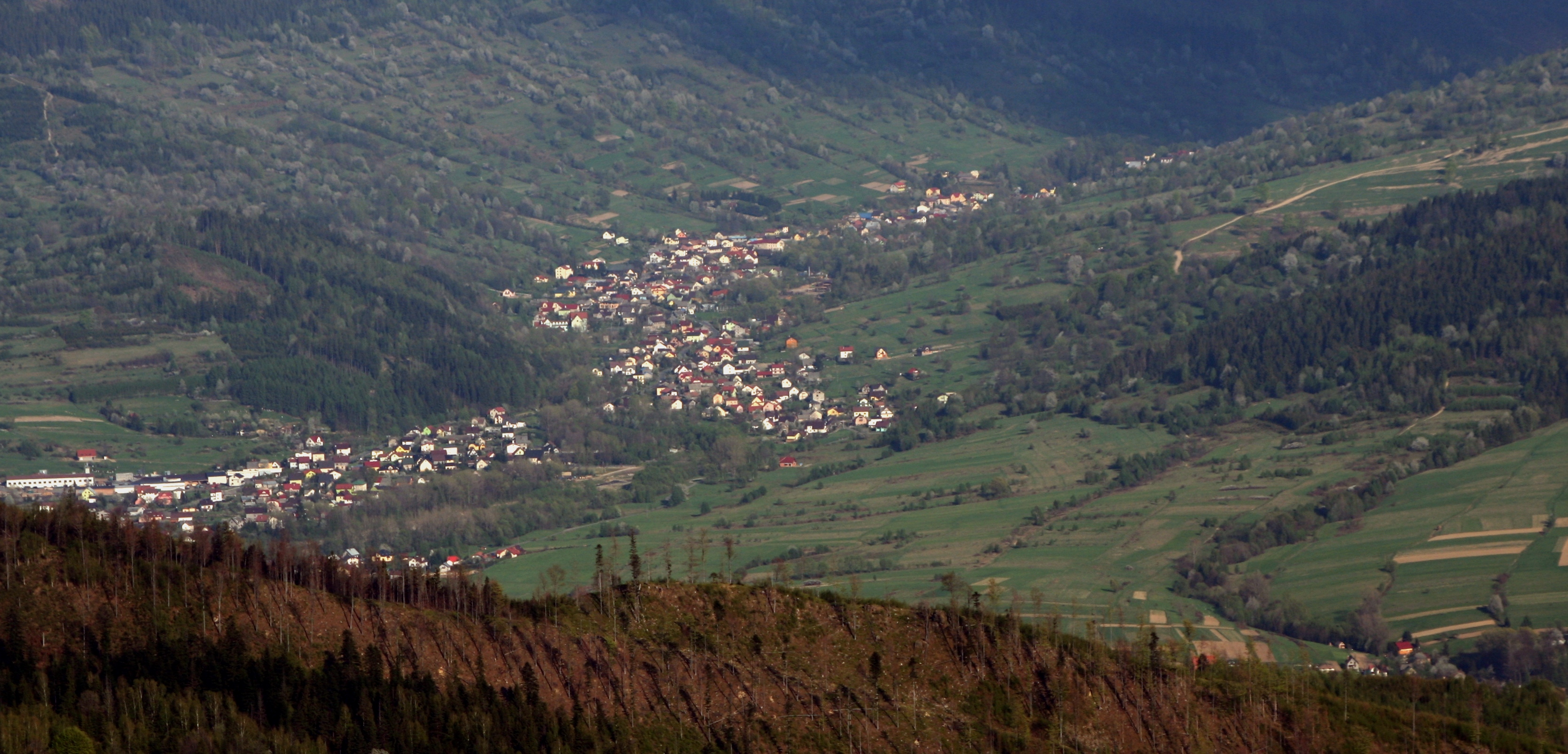Żabnica — Alpine village in Poland
