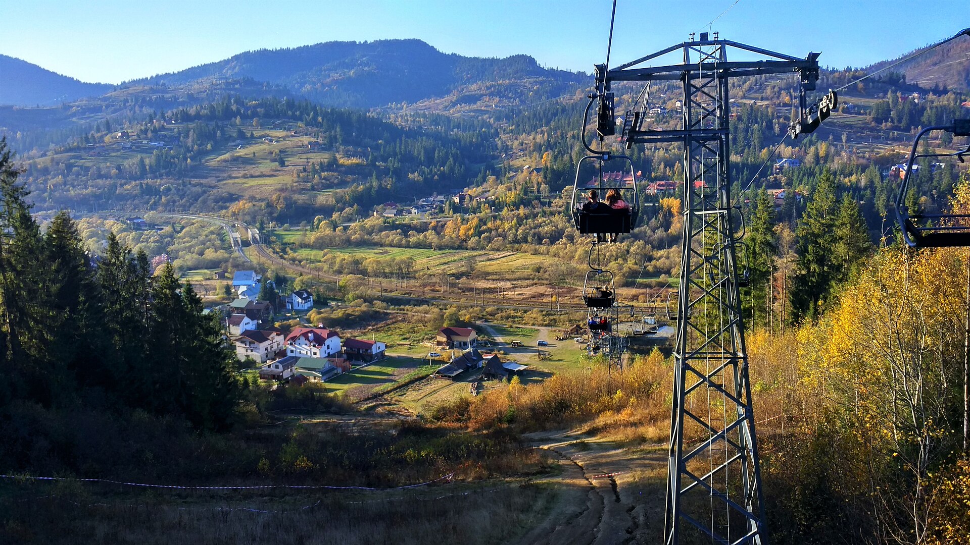 Slavske - Pohar, mountain village in Ukraine