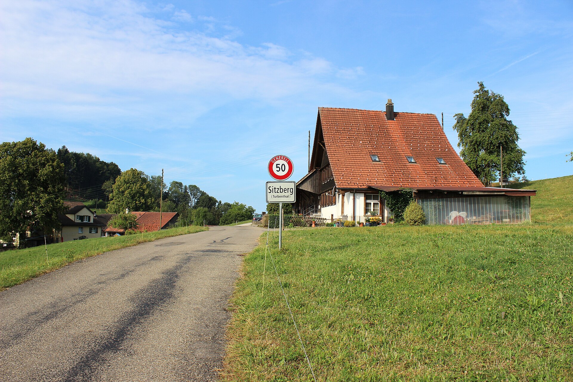 Sitzberg – Fischingen — Alpine village in Switzerland