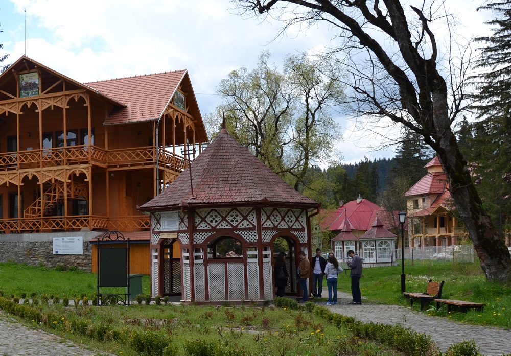 Borsec, mountain village in Romania