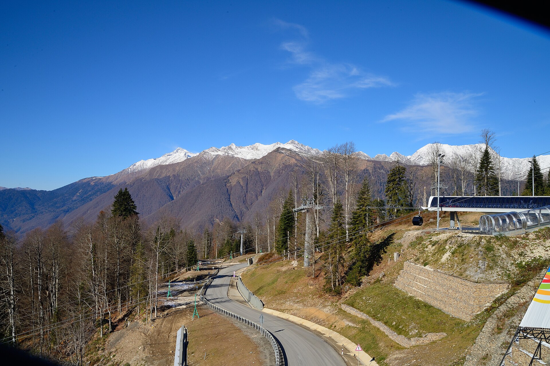 Gazprom — Alpine village in Russia