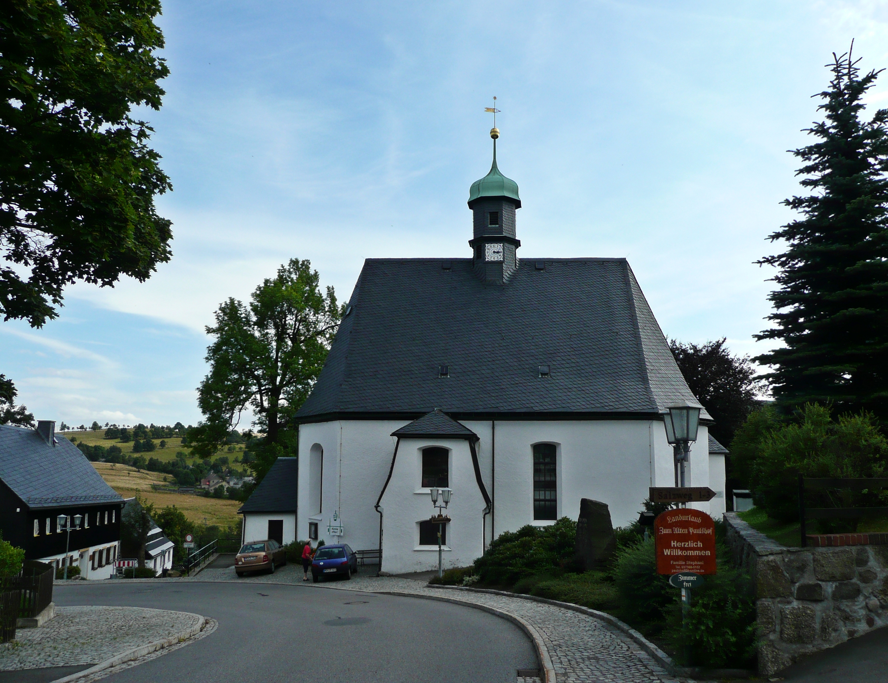 Deutschneudorf, mountain village in Czechia