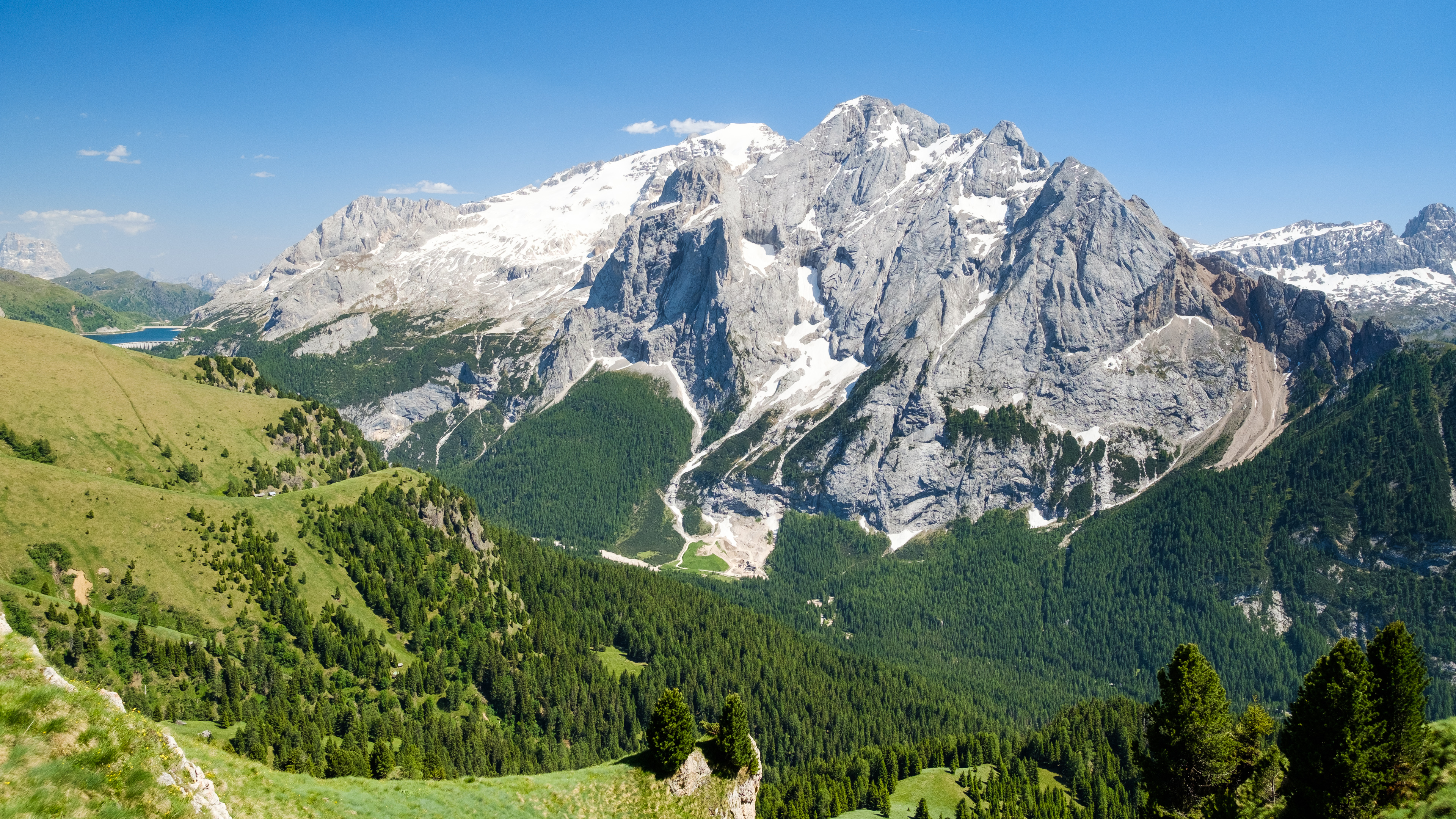 Marmolada — Alpine village in Italy