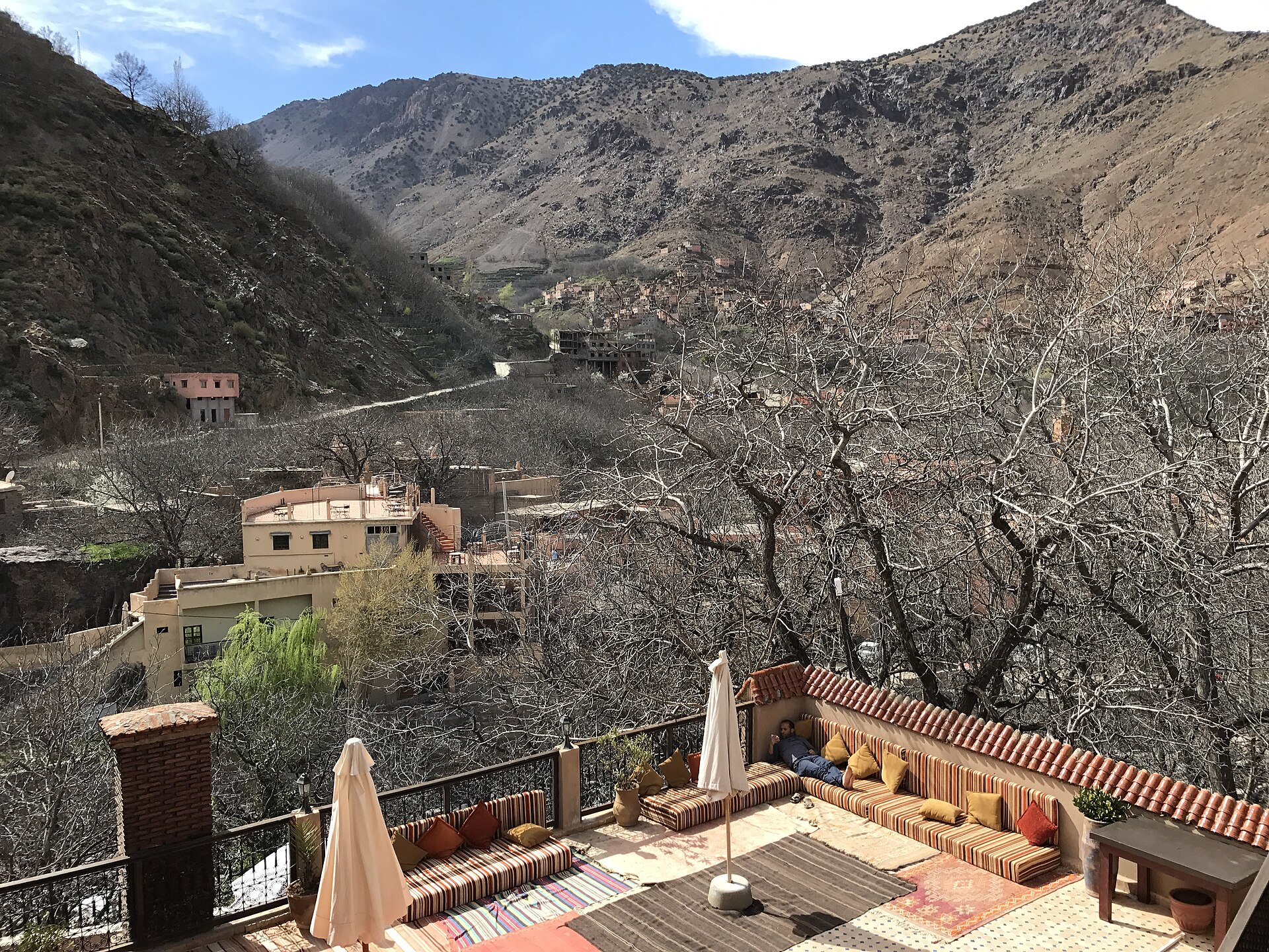 Imlil, mountain village in Morocco
