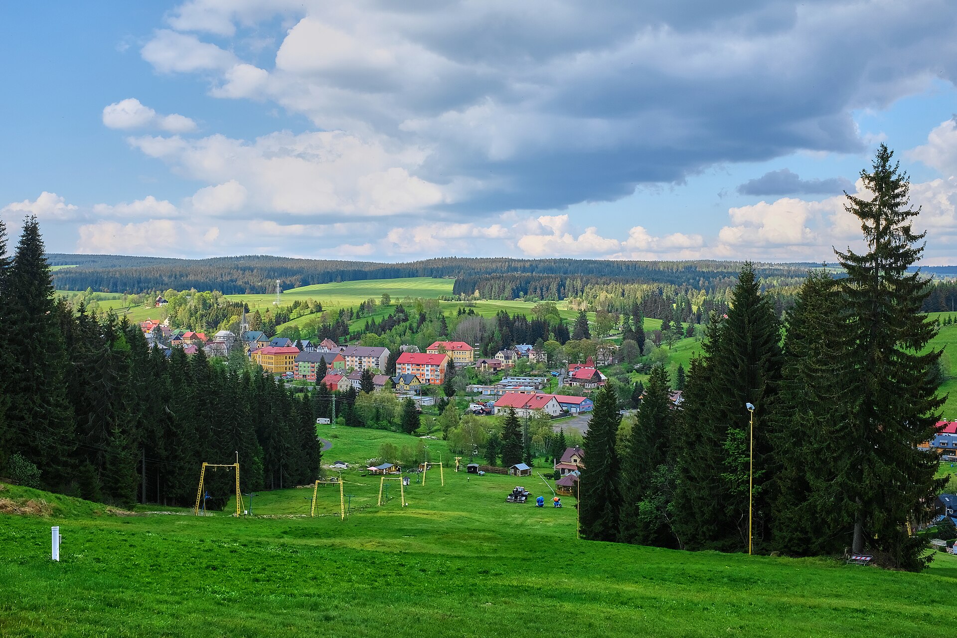 Pernink - Velflink, mountain village in Czechia