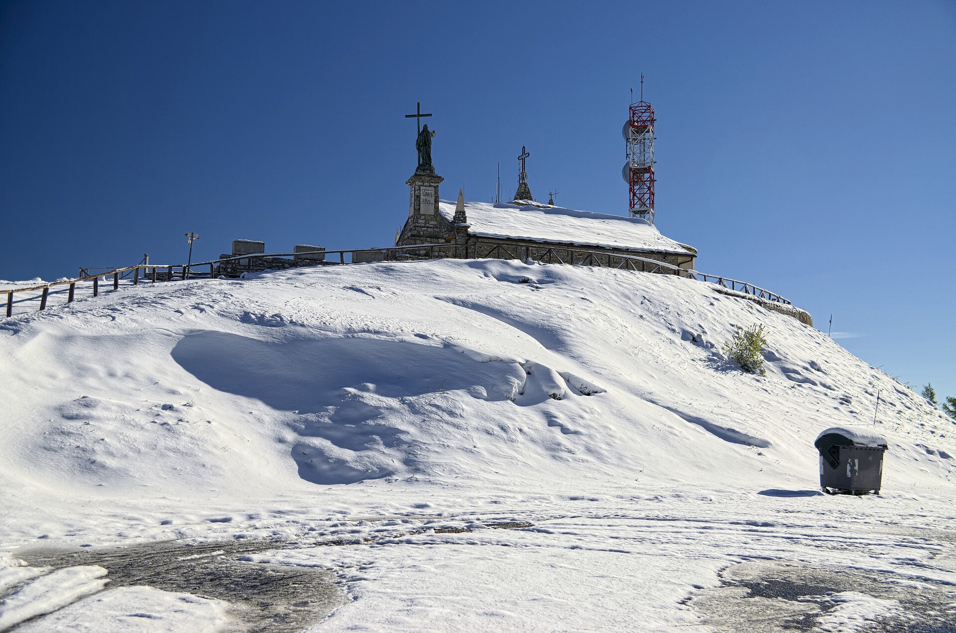 Passo Penice, mountain village in Italy