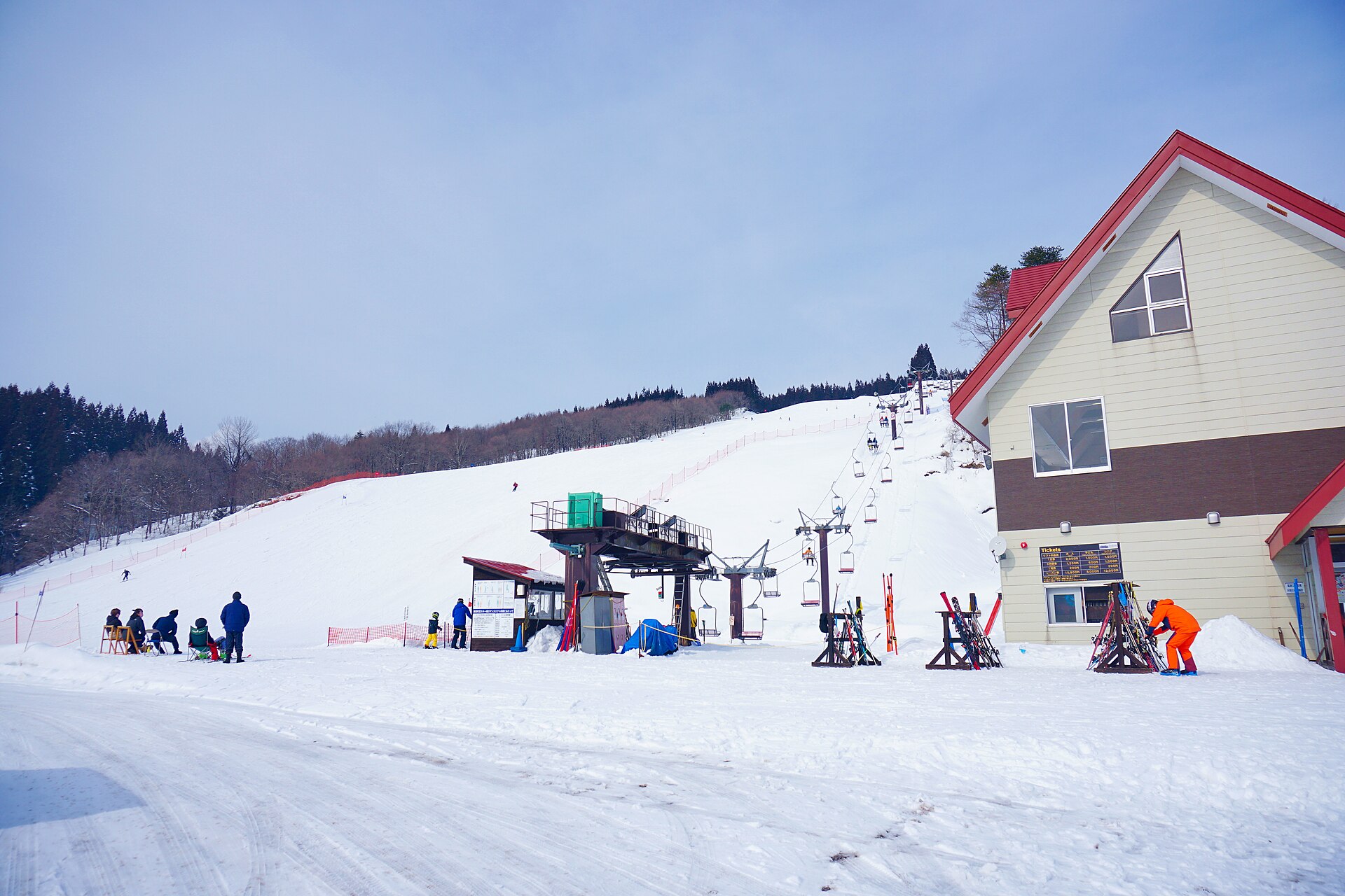 Fujisato Choei Ski Area, mountain village in Japan