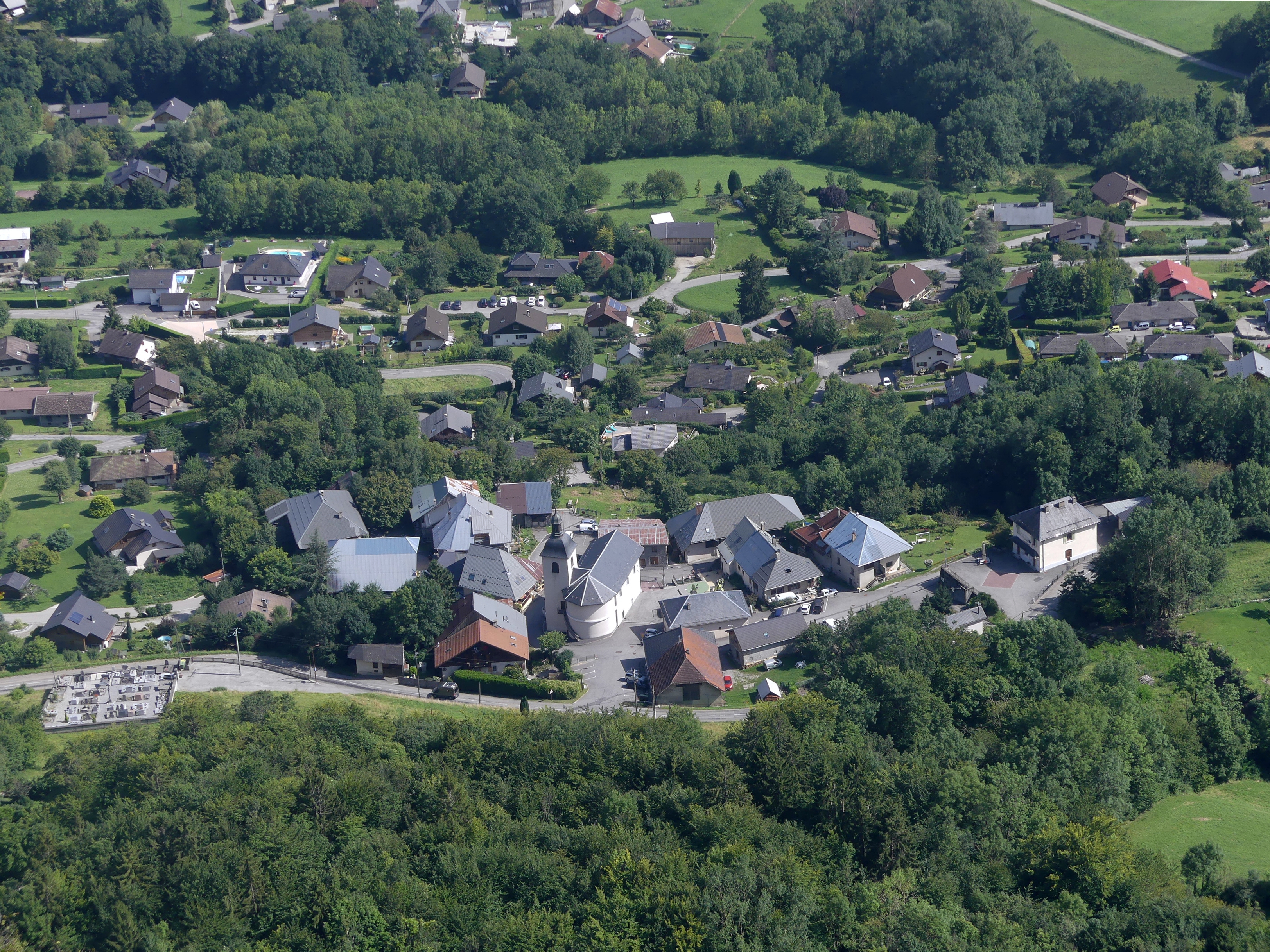 Plancherine — Alpine village in France