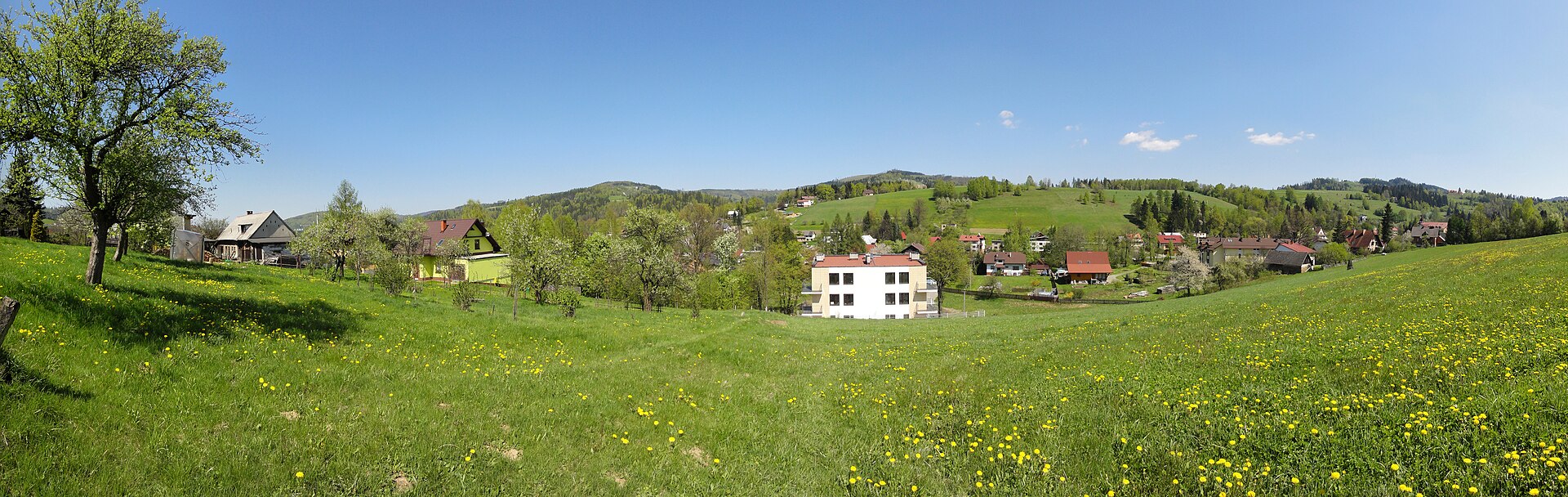 Siglany — Alpine village in Poland