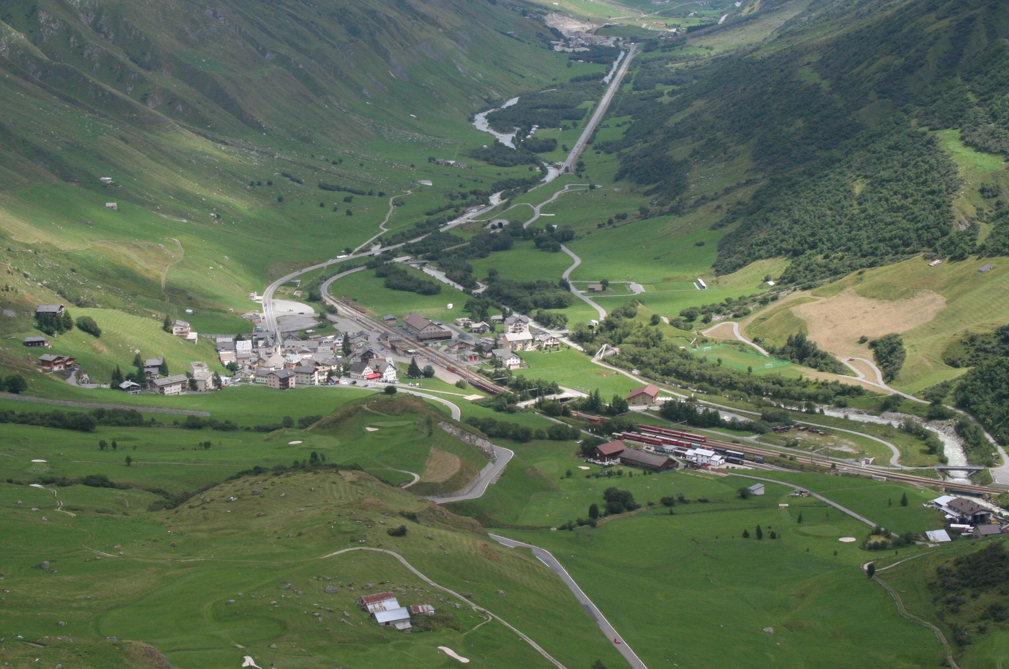 Realp — Alpine village in Switzerland
