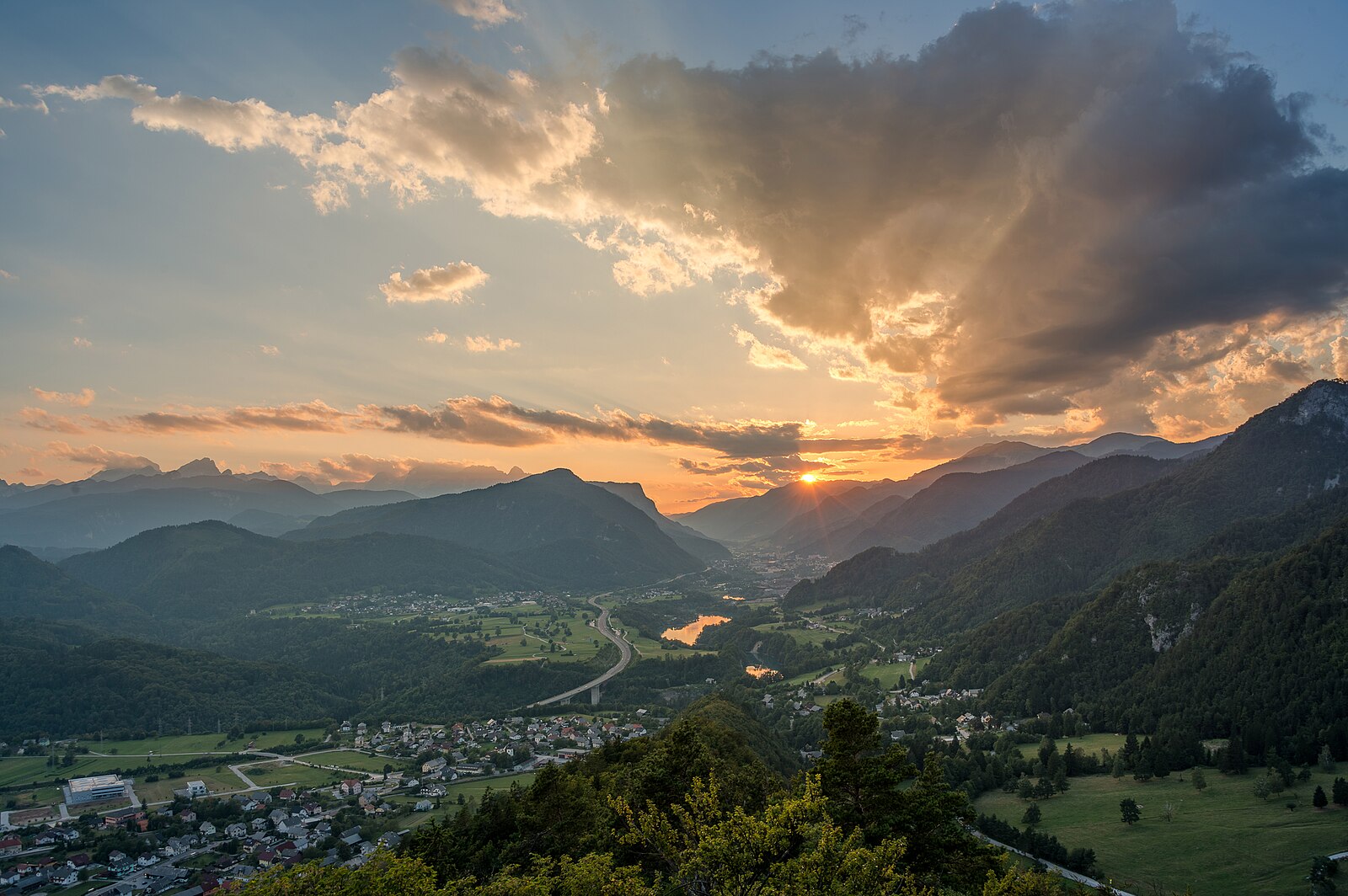 Španov vrh — Alpine village in Slovenia