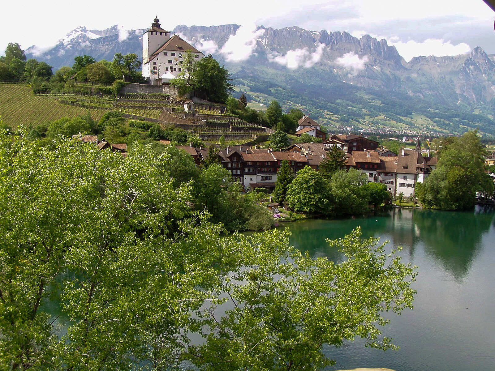 Grabs — Alpine village in Switzerland