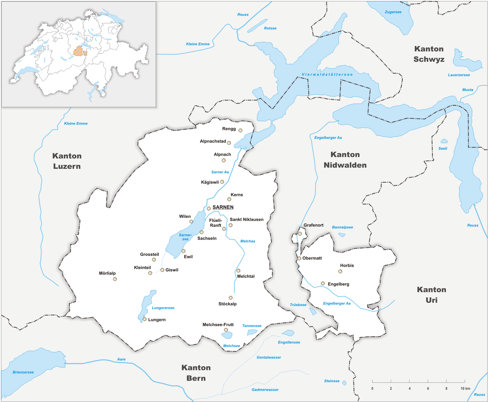 Langis — Alpine village in Switzerland