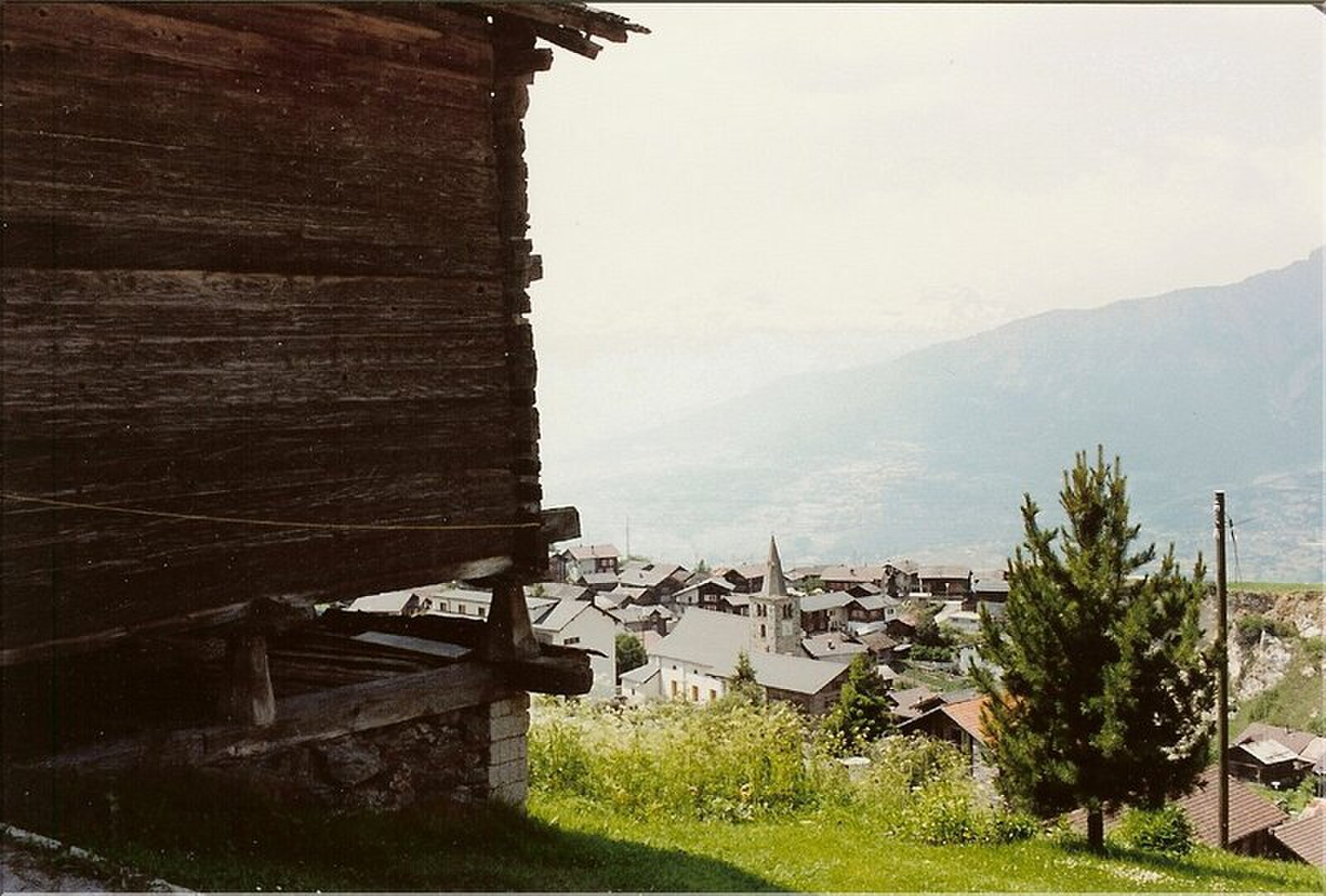 Nax — Alpine village in Switzerland
