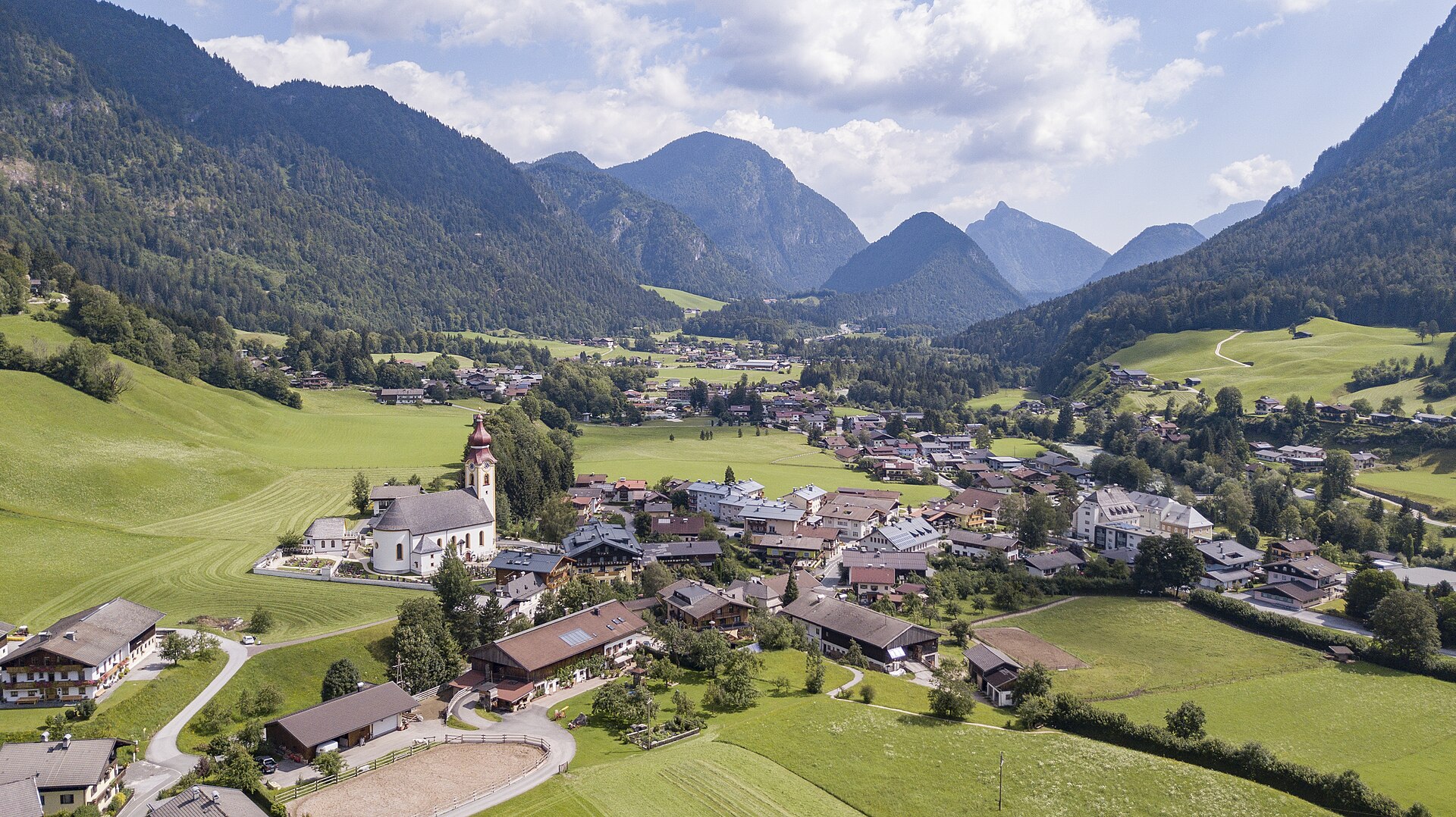 Unken — Alpine village in Austria