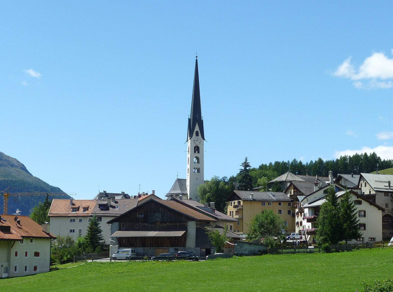 Zuoz — Alpine village in Switzerland