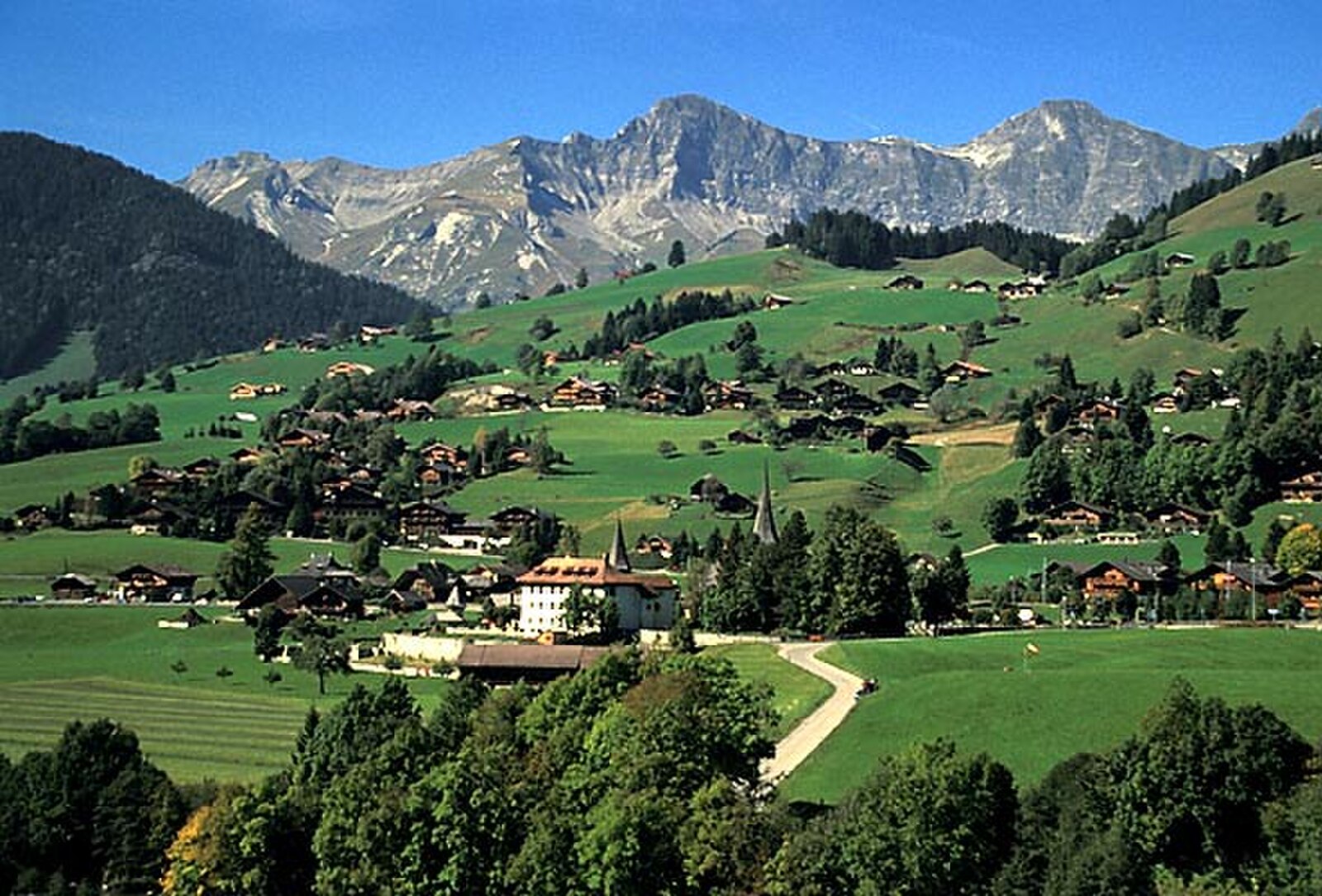 Rougemont — Alpine village in Switzerland