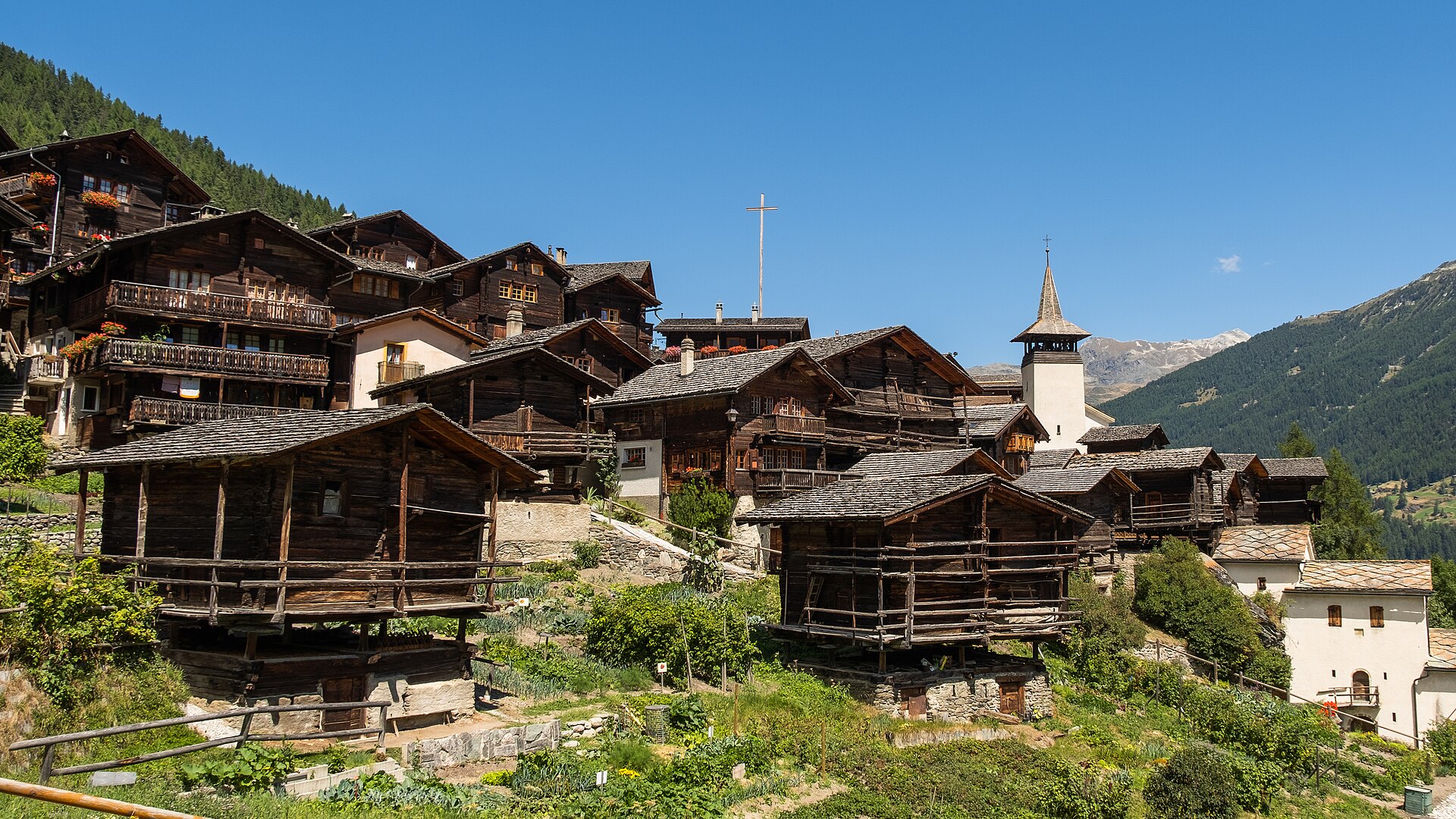 Grimentz — Alpine village in Switzerland