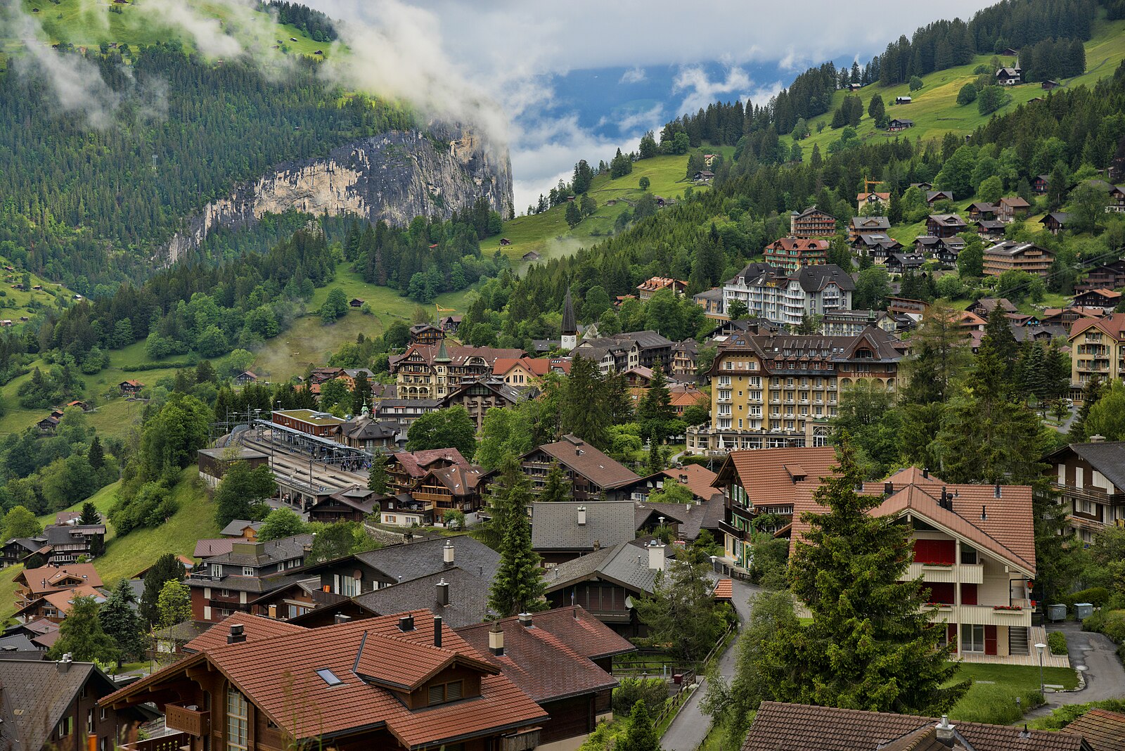 Wengen — Alpine village in Switzerland