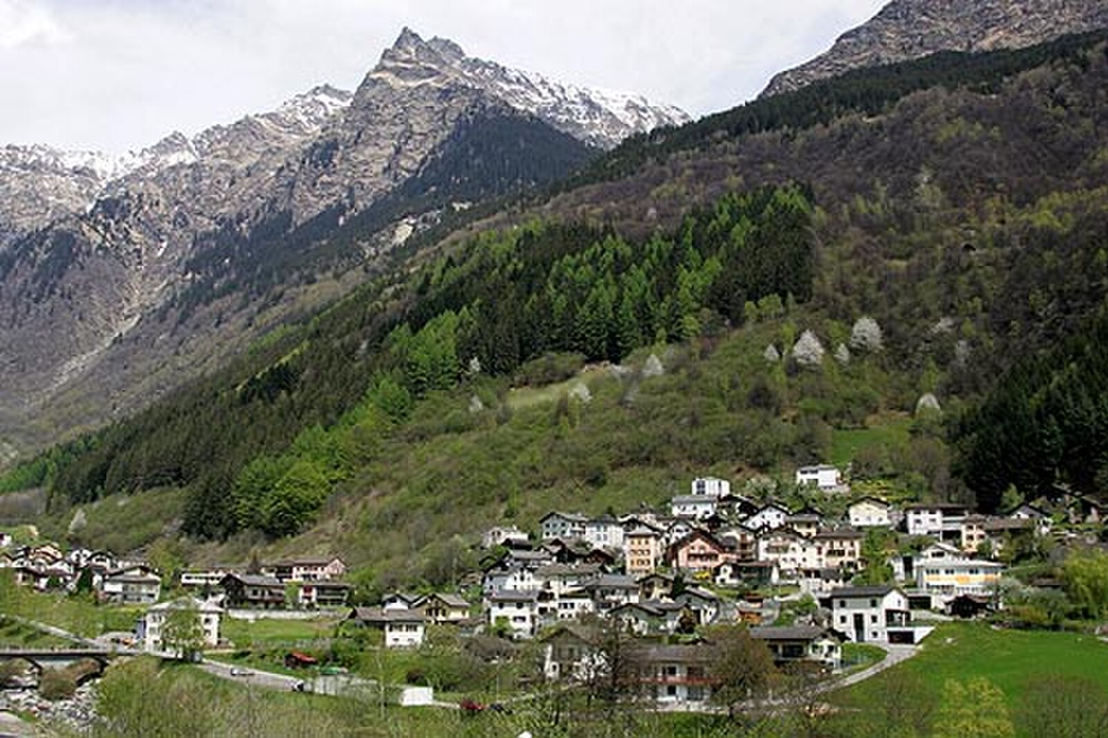Pian San Giacomo — Alpine village in Switzerland
