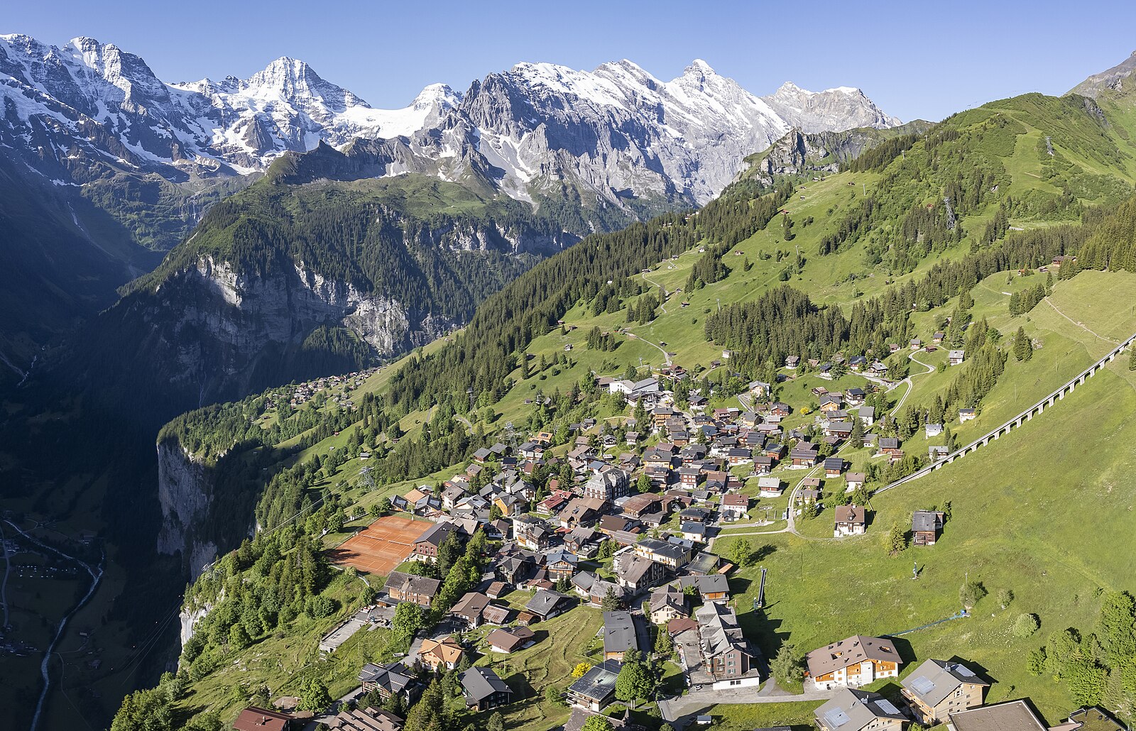 Mürren — Alpine village in Switzerland