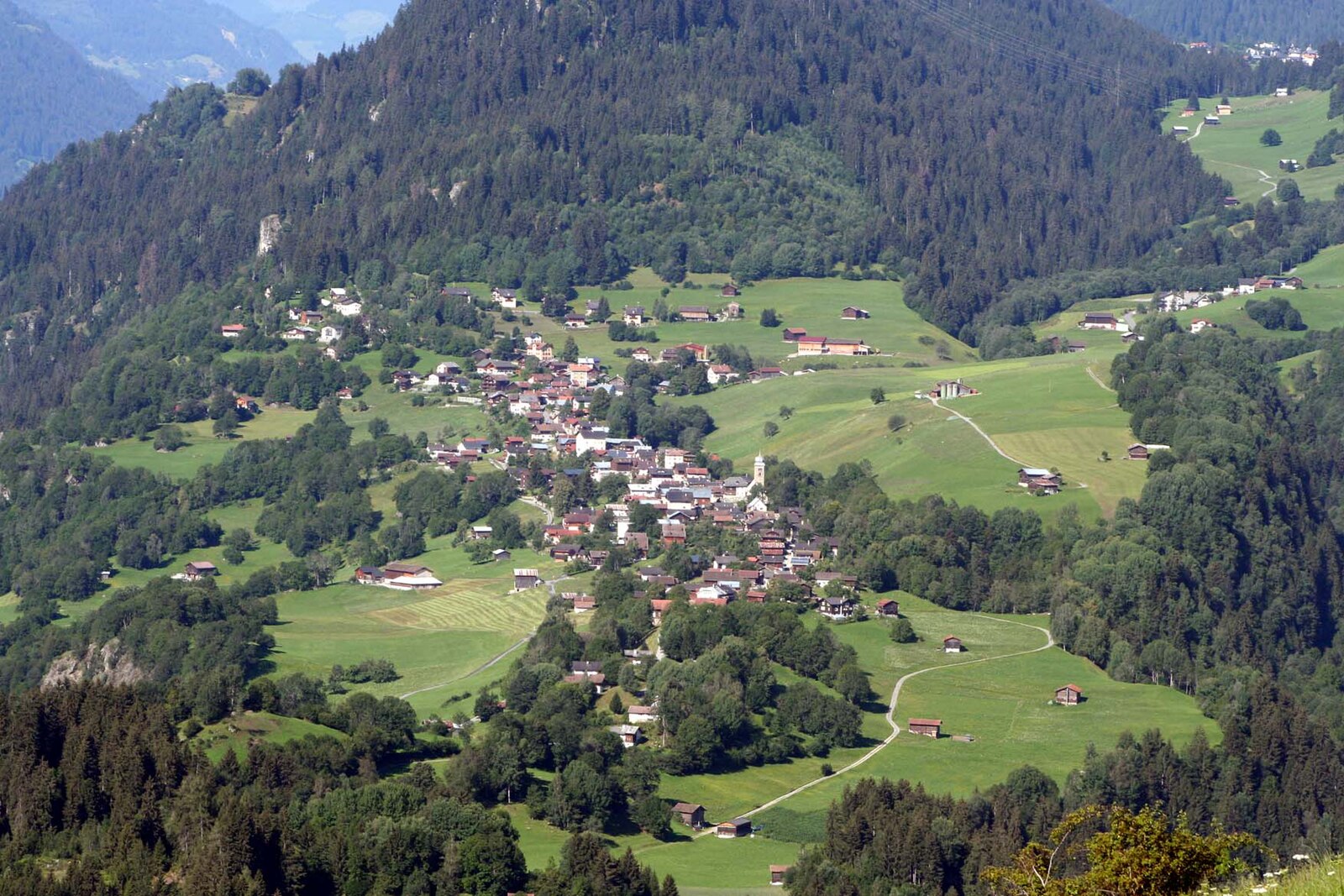 Waltensburg — Alpine village in Switzerland