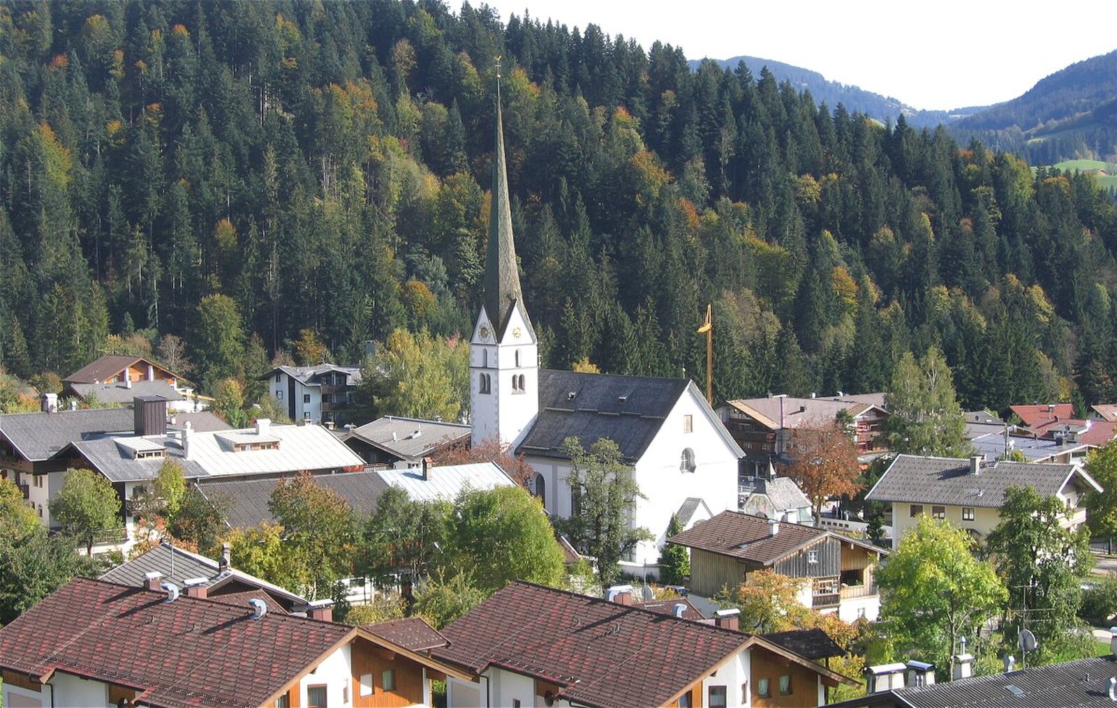 Scheffau — Alpine village in Austria