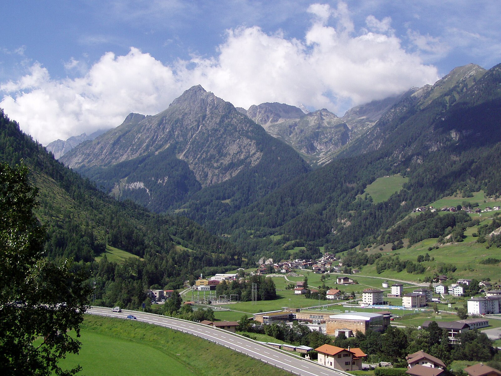 Orsières — Alpine village in Switzerland