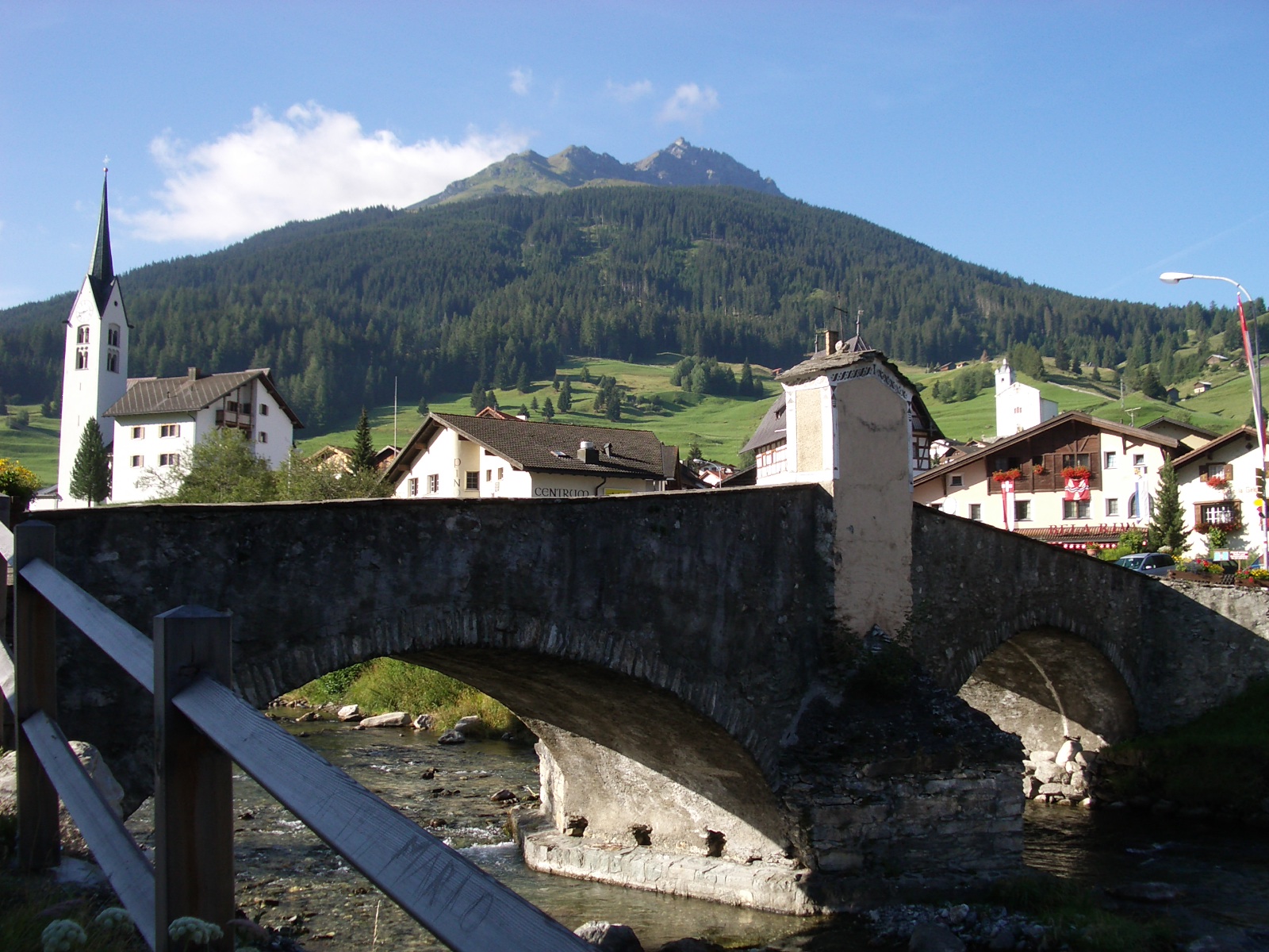 Savognin — Alpine village in Switzerland