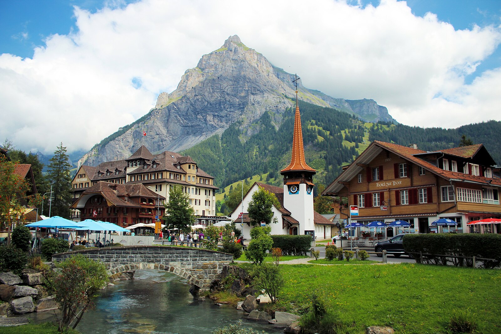 Kandersteg — Alpine village in Switzerland