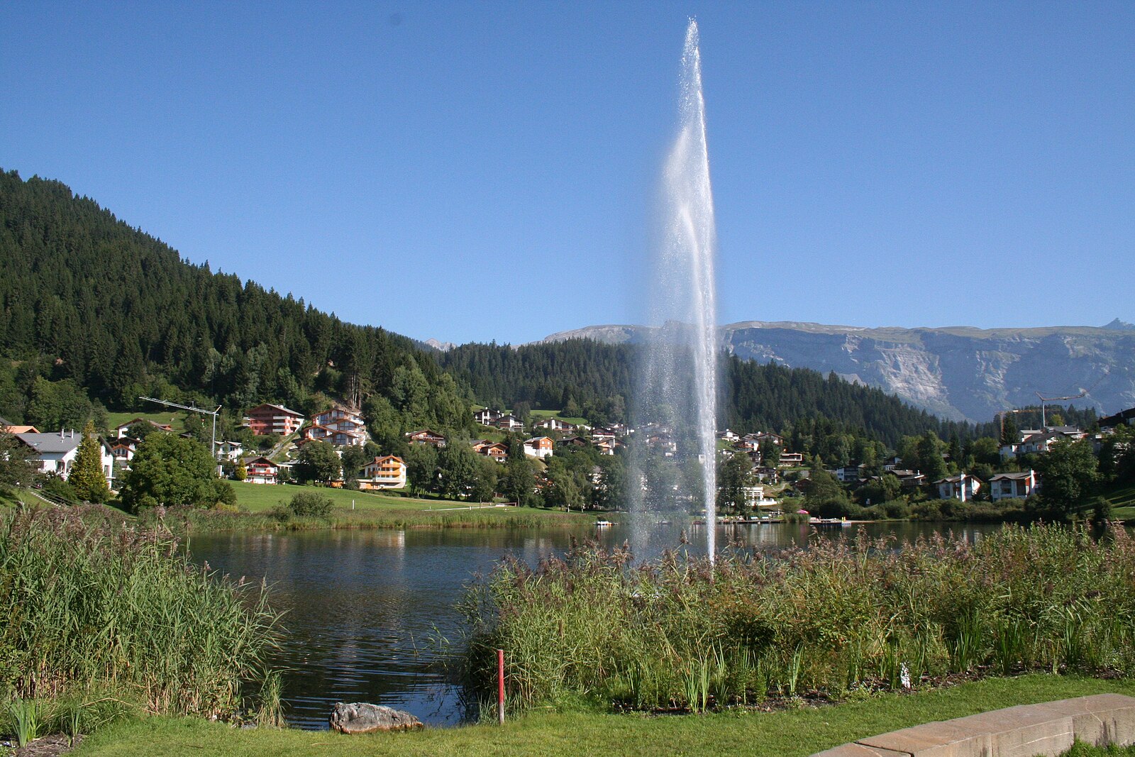 Laax — Alpine village in Switzerland