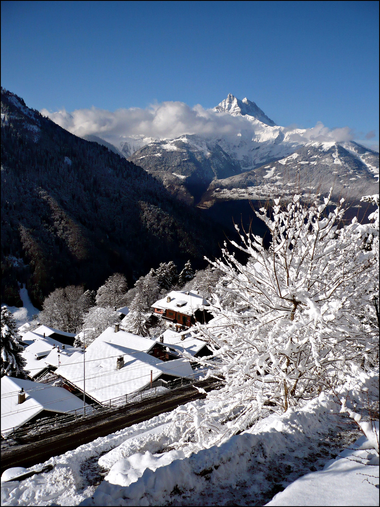 Gryon — Alpine village in Switzerland