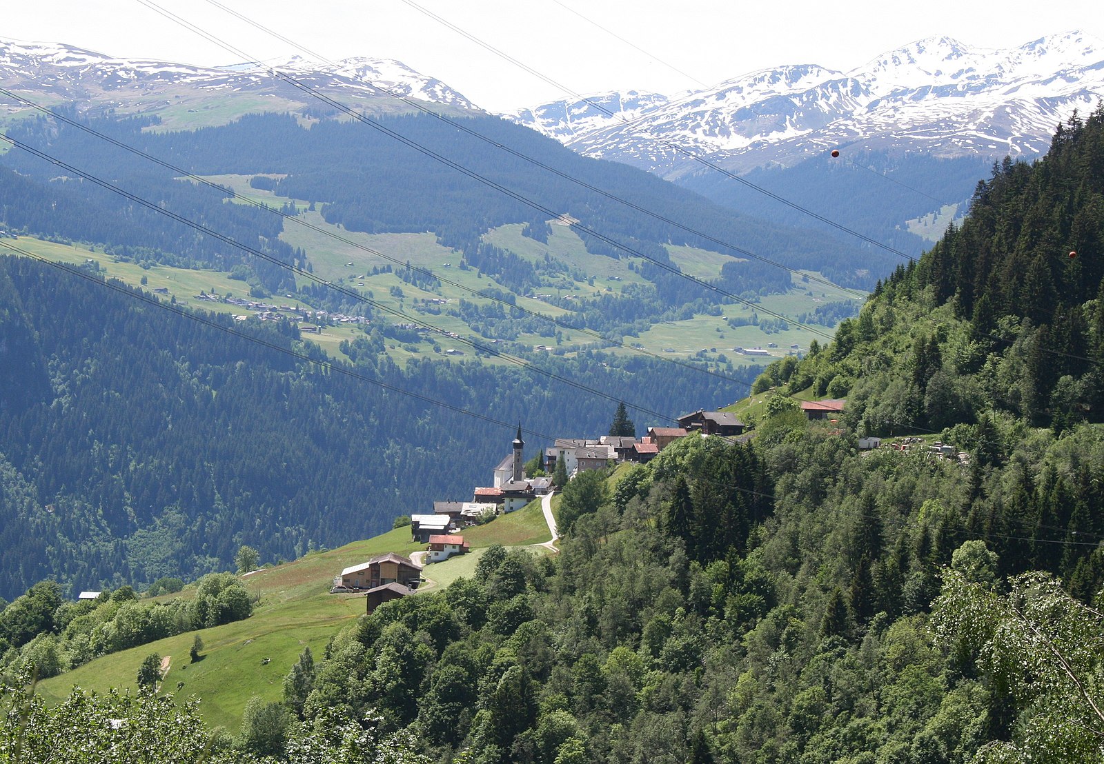 Andiast — Alpine village in Switzerland