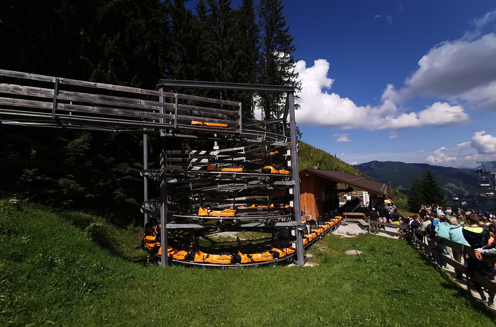 Kolbensattel – Oberammergau — Alpine village in Germany