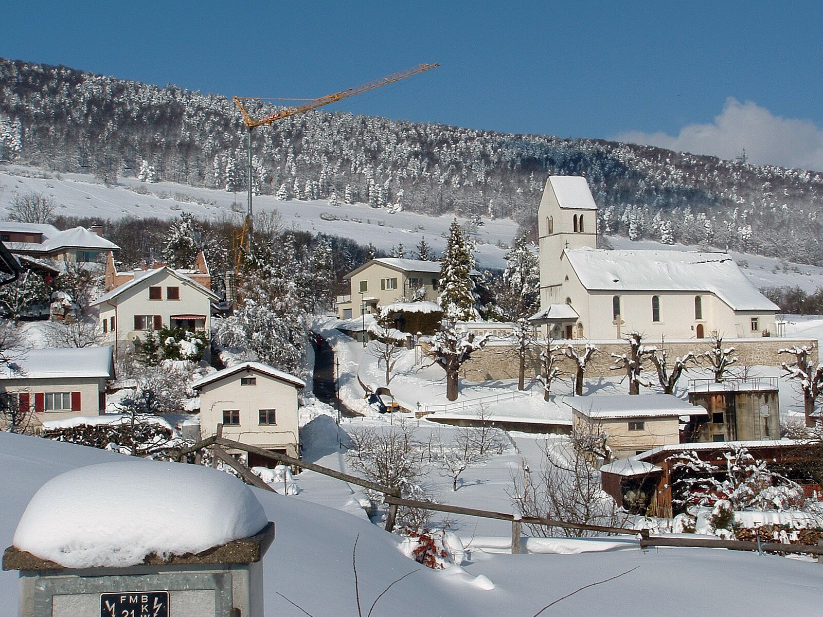 Blatten — Alpine village in Switzerland