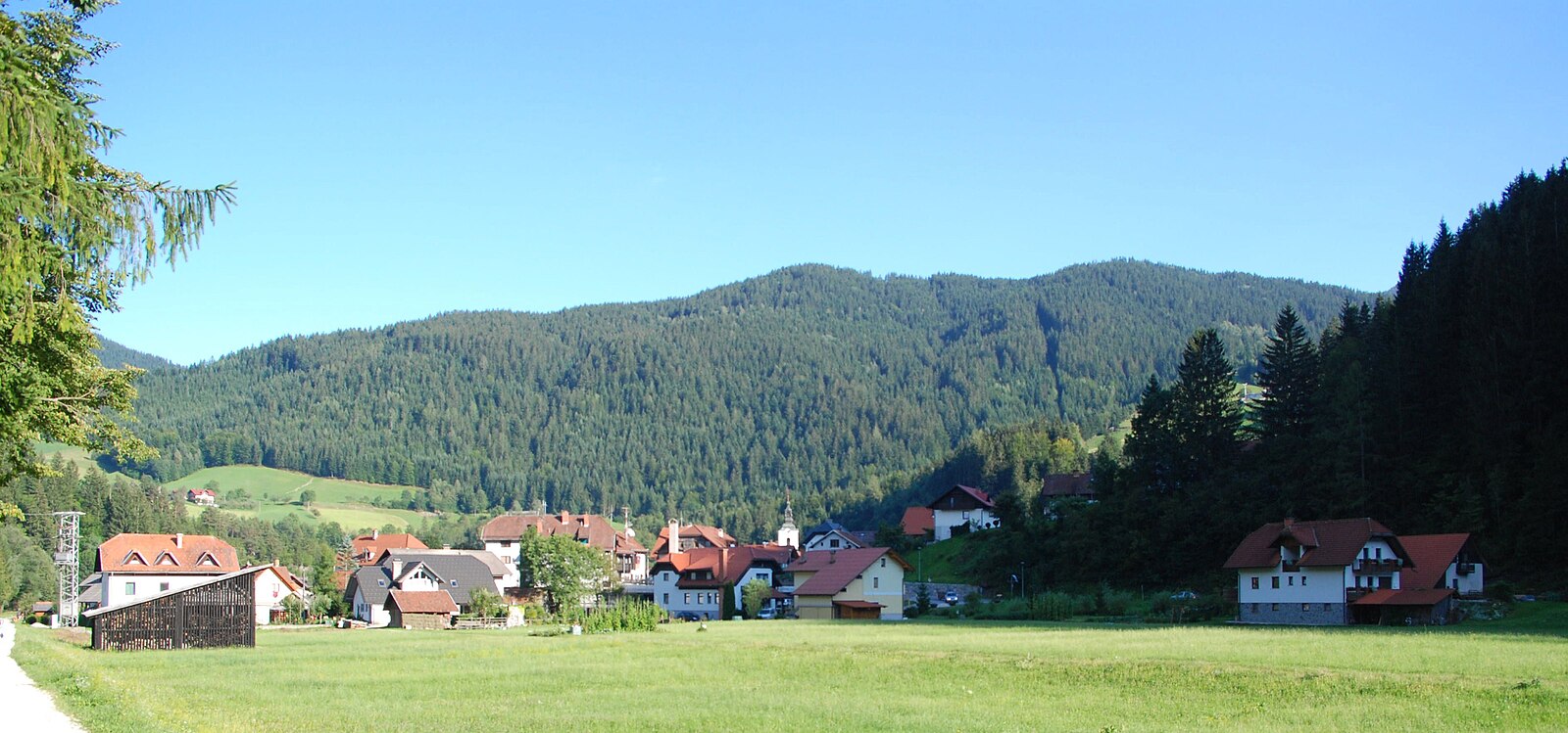 Luče — Alpine village in Slovenia