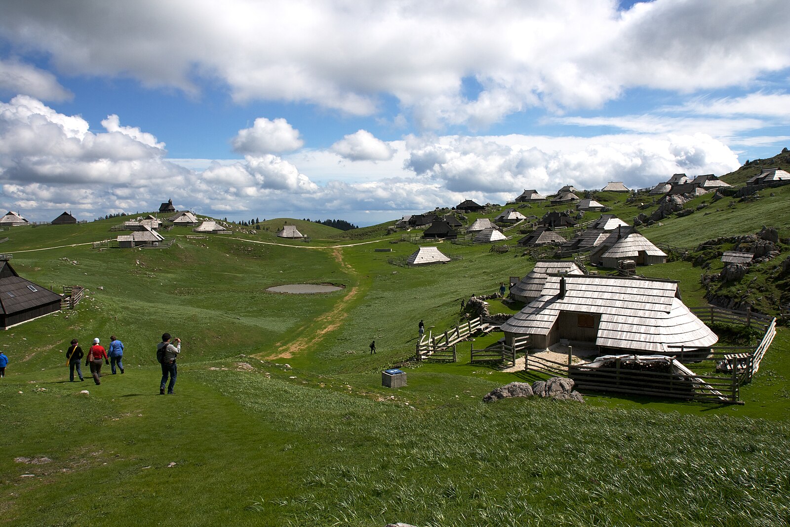 Velika Planina — Alpine village in Slovenia