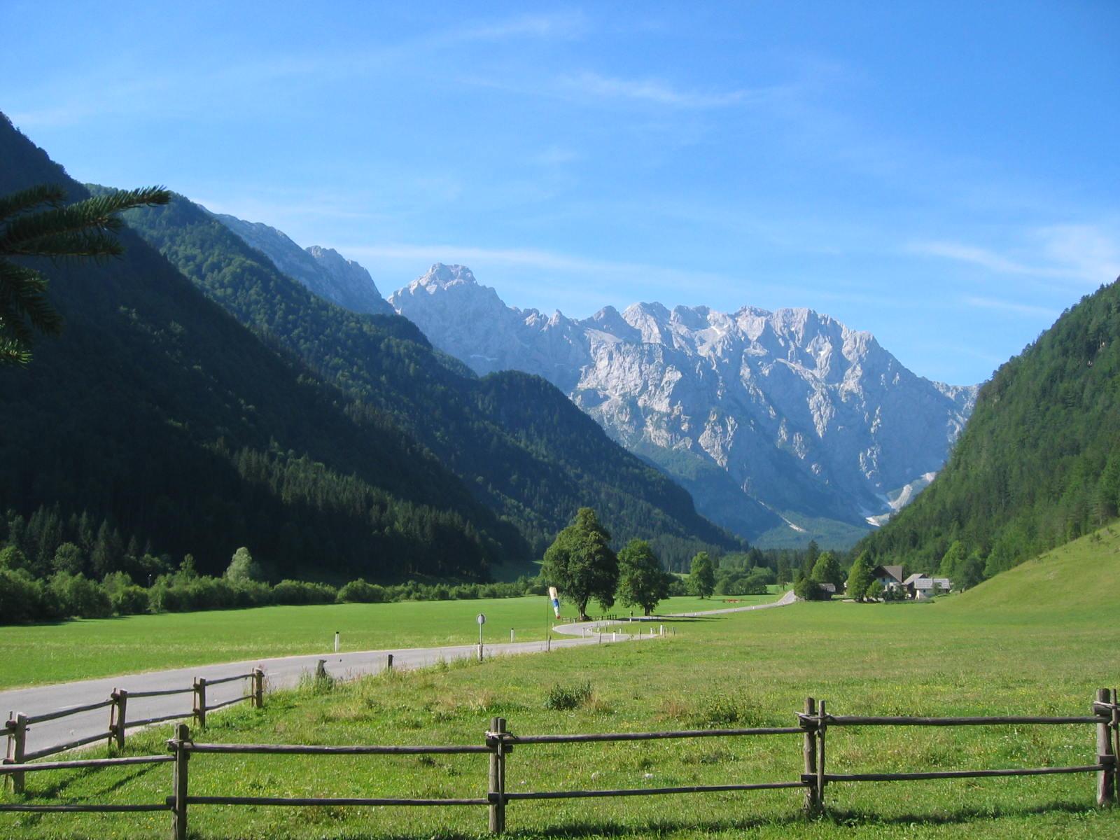 Logarska dolina — Alpine village in Slovenia