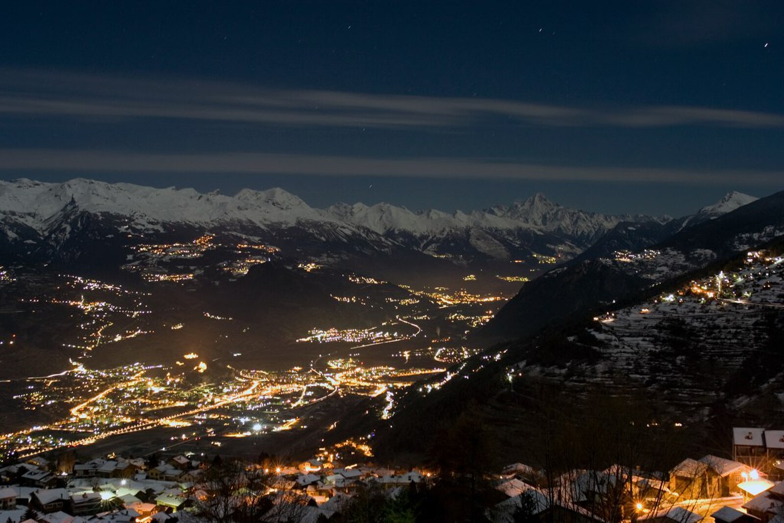 Nendaz — Alpine village in Switzerland