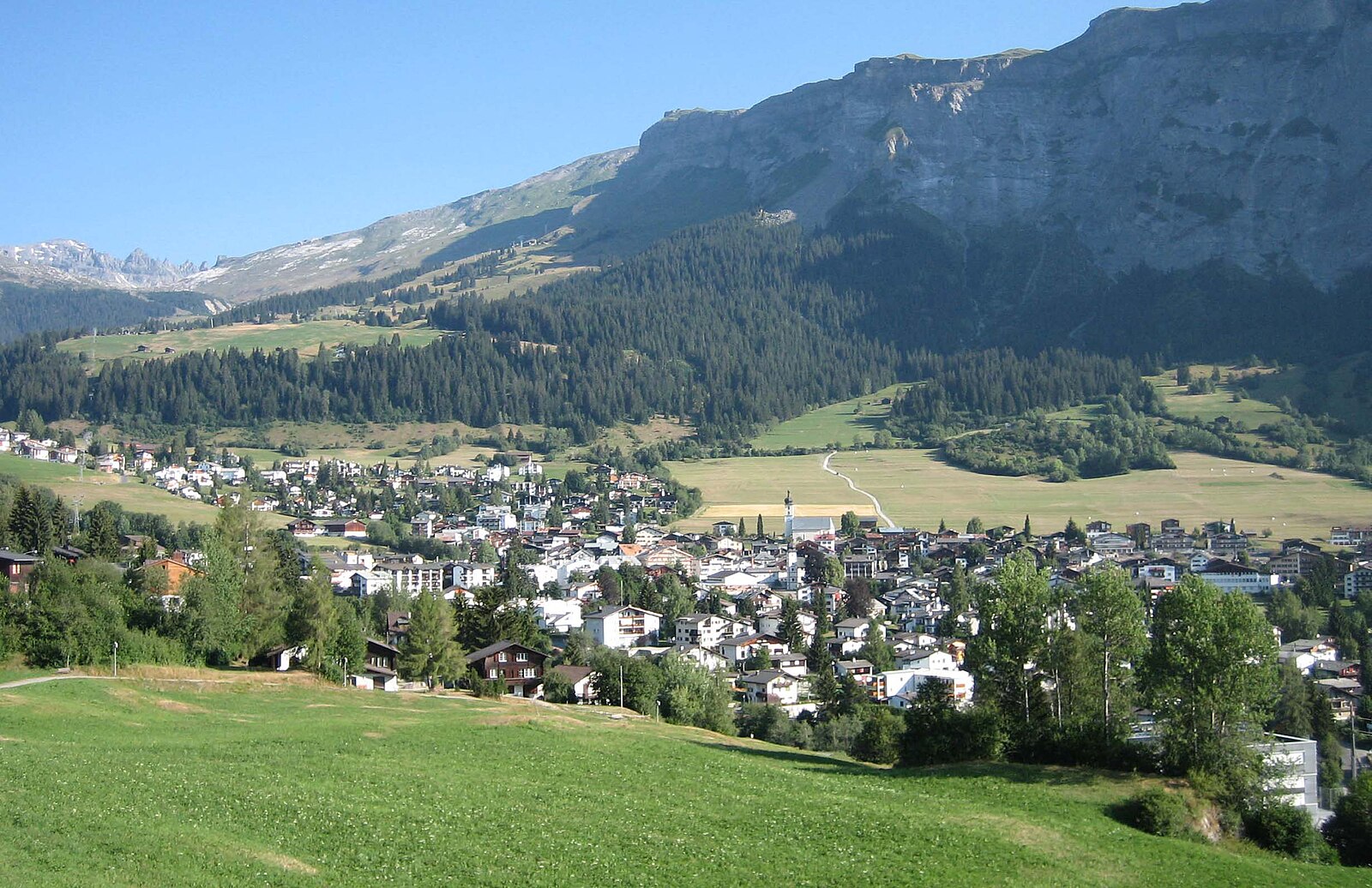 Flims — Alpine village in Switzerland